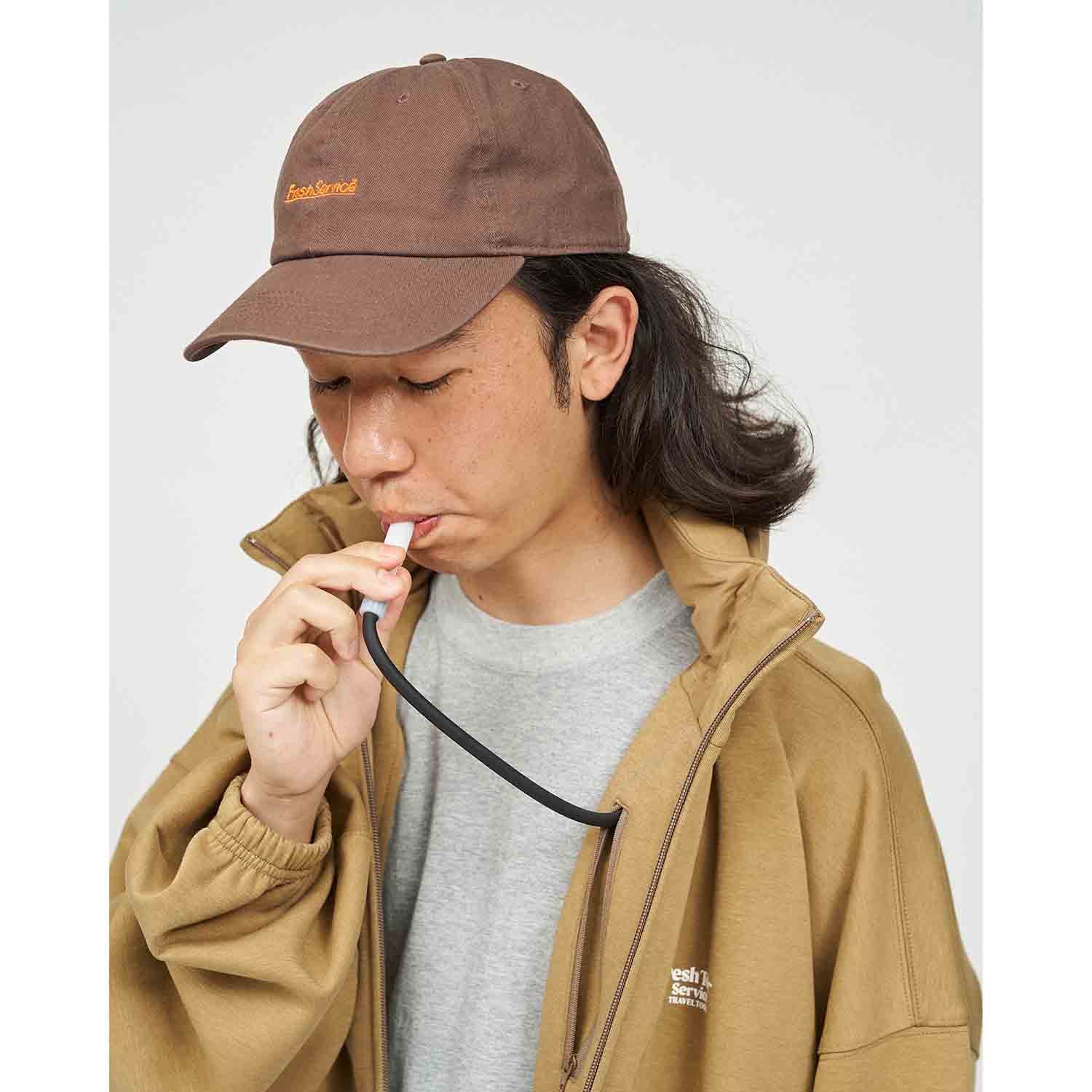 FreshService フレッシュサービス FRESH TOUR SERVICE 「EXPEDITION COMFORT SHELL w/ Pillowdy」 ネックピロー内蔵ジップアップジャケット ブラック