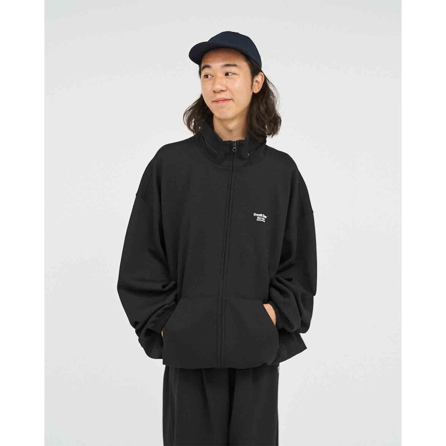 FreshService フレッシュサービス FRESH TOUR SERVICE 「EXPEDITION COMFORT SHELL w/ Pillowdy」 ネックピロー内蔵ジップアップジャケット ブラック