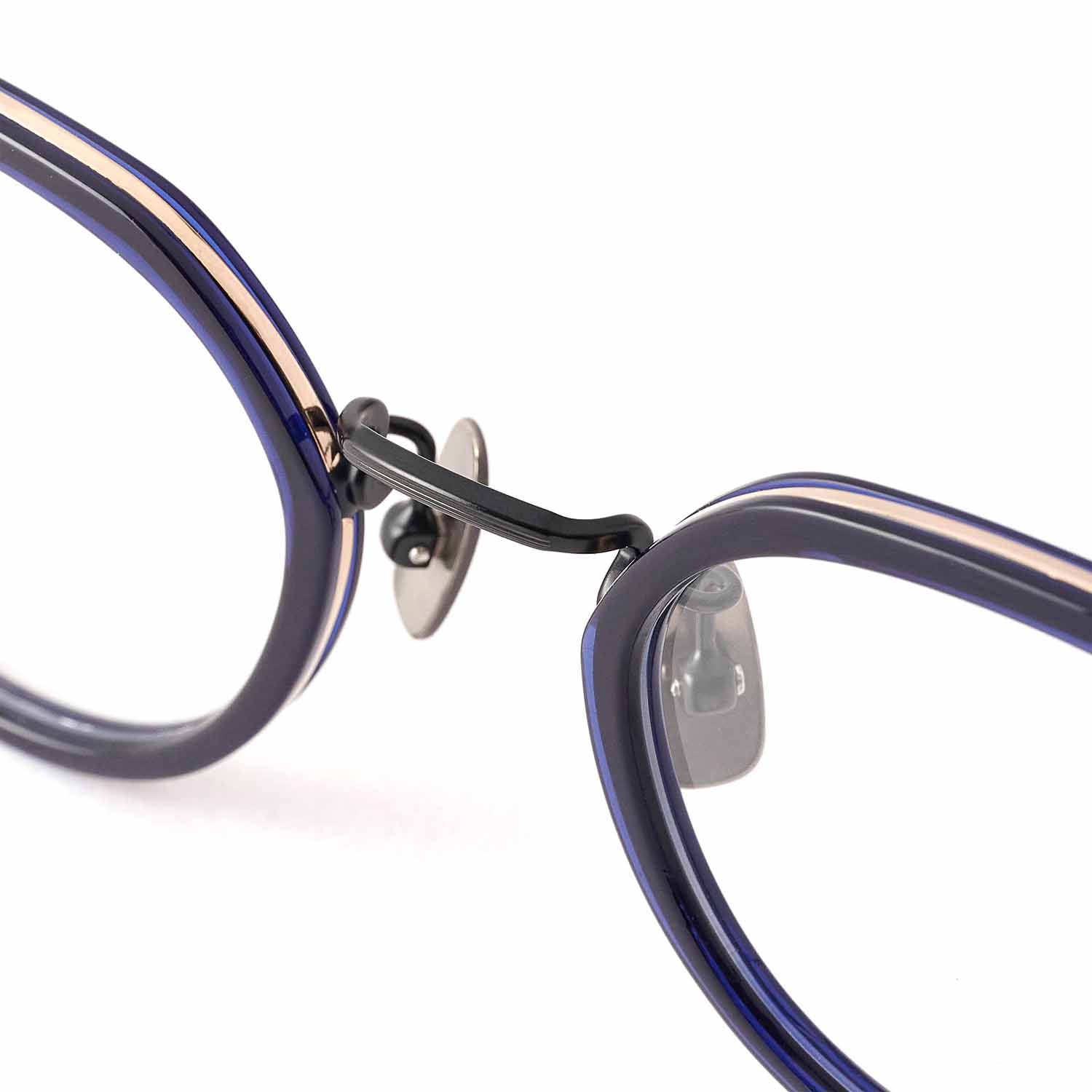 UNTRACE アントレース owl classic x UTRC EYEWEAR _286 メガネ・サングラス CLEAR NAVY × BLACK