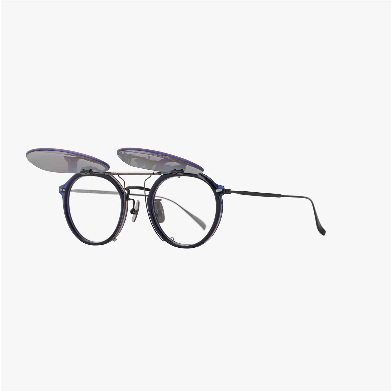 UNTRACE アントレース owl classic x UTRC EYEWEAR _286 メガネ・サングラス CLEAR NAVY × BLACK