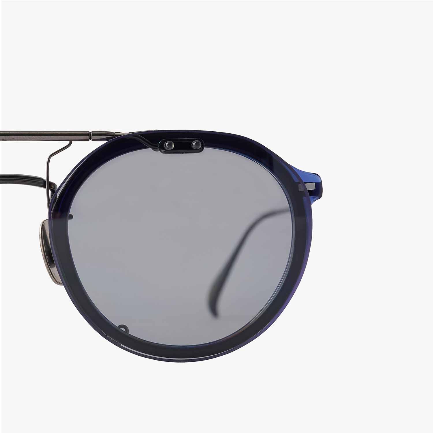 UNTRACE アントレース owl classic x UTRC EYEWEAR _286 メガネ・サングラス CLEAR NAVY × BLACK