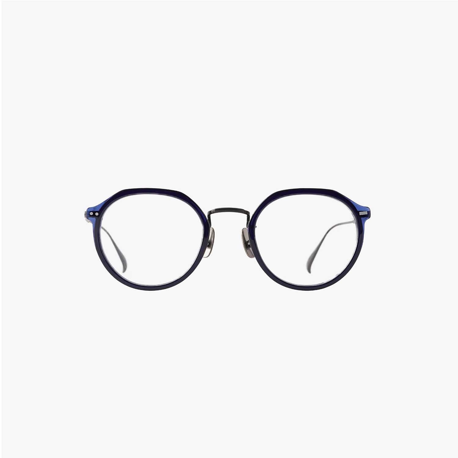 UNTRACE アントレース owl classic x UTRC EYEWEAR _286 メガネ・サングラス CLEAR NAVY × BLACK