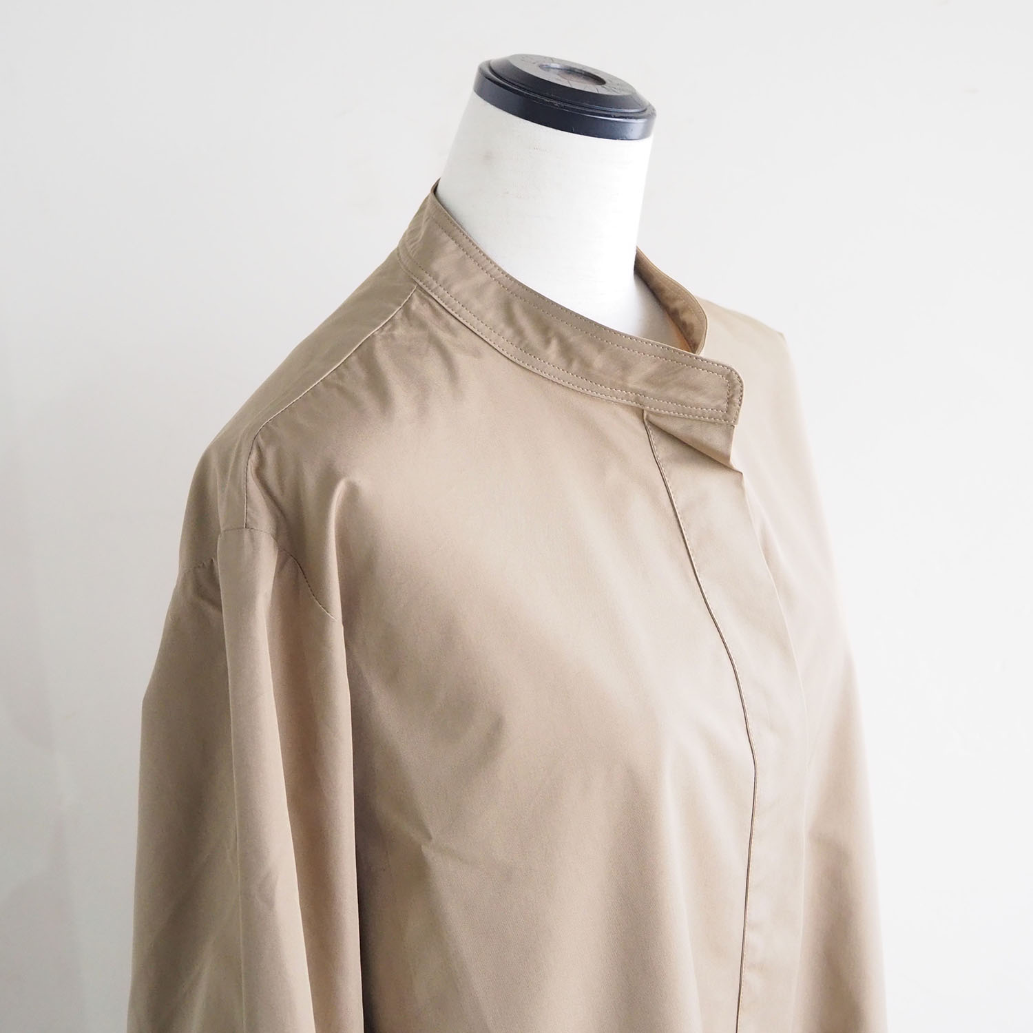 STUDIO NICHOLSON スタジオニコルソン WOMENS ウィメンズ MIRO GATHERED BACK VOLUME SHIRT DRESS シャツワンピース SAFARI サファリ