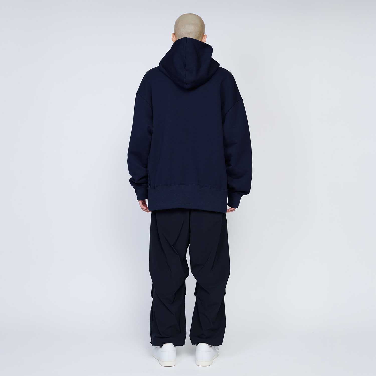 UNTRACE アントレース _173 ジップアップフーディー DARK NAVY