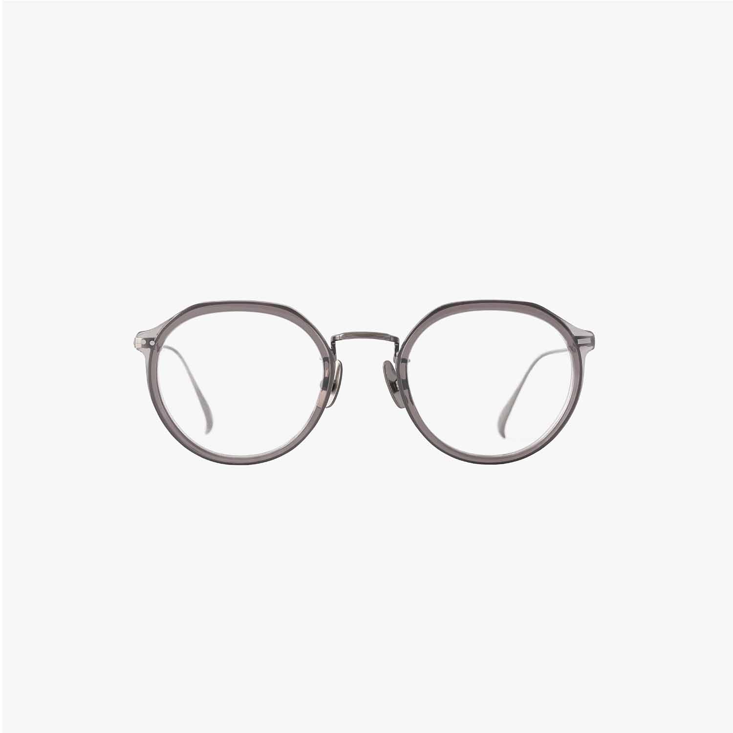 UNTRACE アントレース owl classic x UTRC EYEWEAR _286 メガネ・サングラス CLEAR GRAY × SILVER