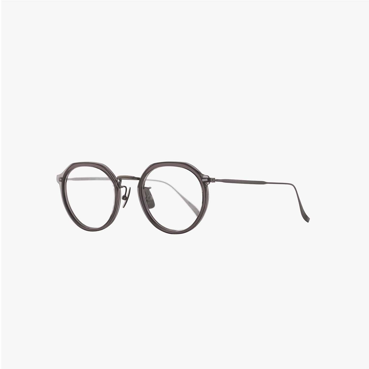 UNTRACE アントレース owl classic x UTRC EYEWEAR _286 メガネ・サングラス CLEAR GRAY × SILVER