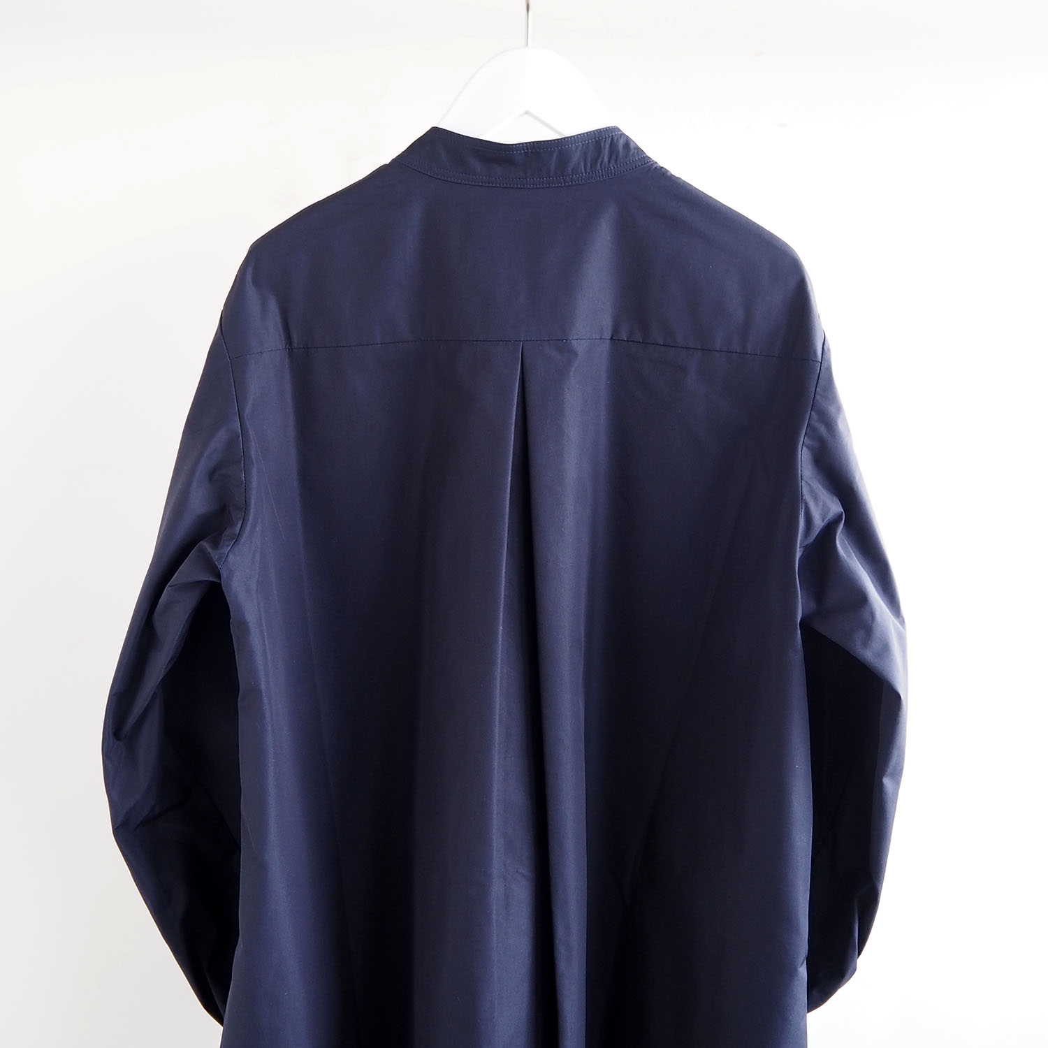STUDIO NICHOLSON スタジオニコルソン WOMENS ウィメンズ MIRO GATHERED BACK VOLUME SHIRT DRESS シャツワンピース DARKEST NAVY ダークネイビー