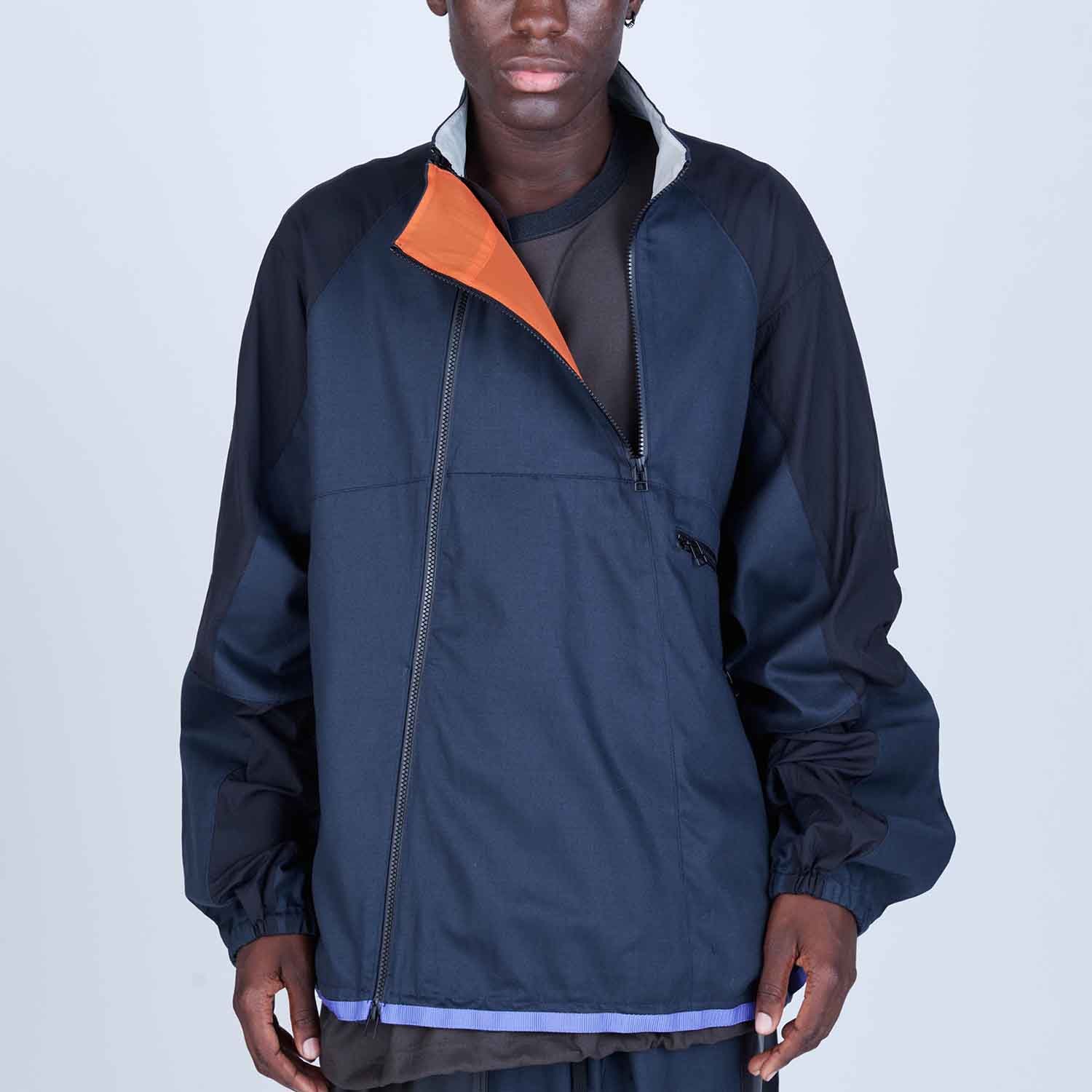 UNTRACE アントレース _189 デュアルジップブルゾン DARK NAVY ダーク