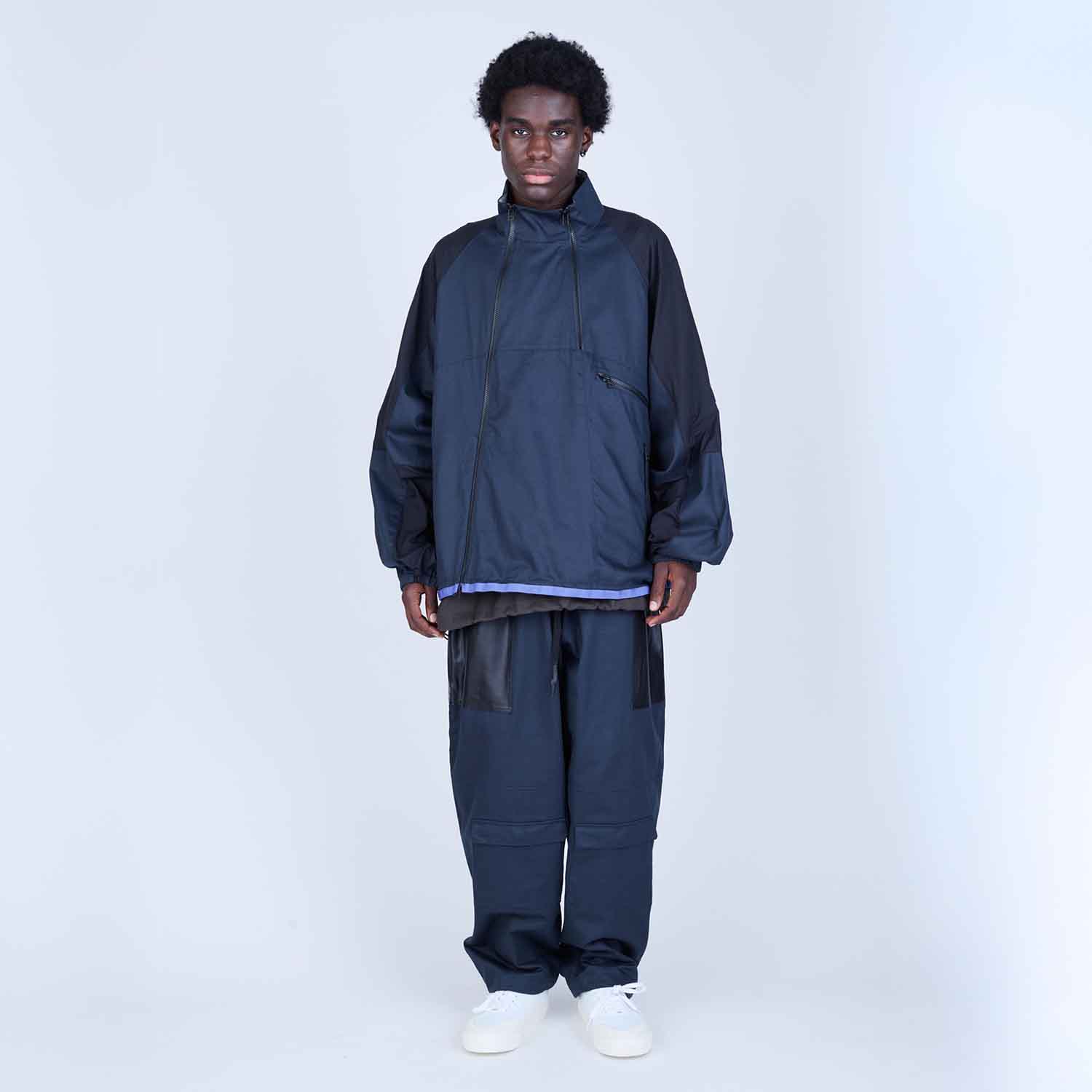 UNTRACE アントレース _189 デュアルジップブルゾン DARK NAVY ダーク