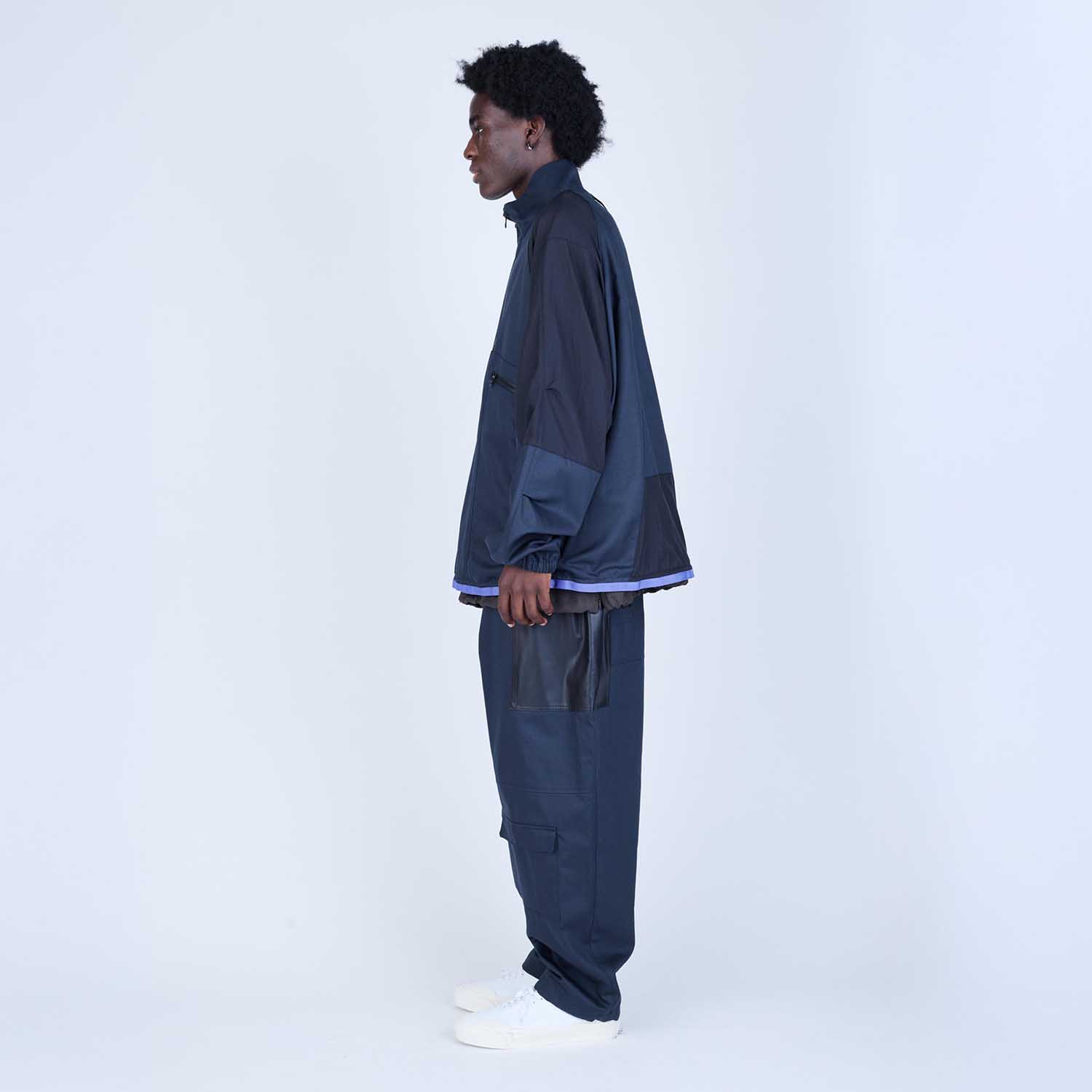 UNTRACE アントレース _189 デュアルジップブルゾン DARK NAVY ダーク