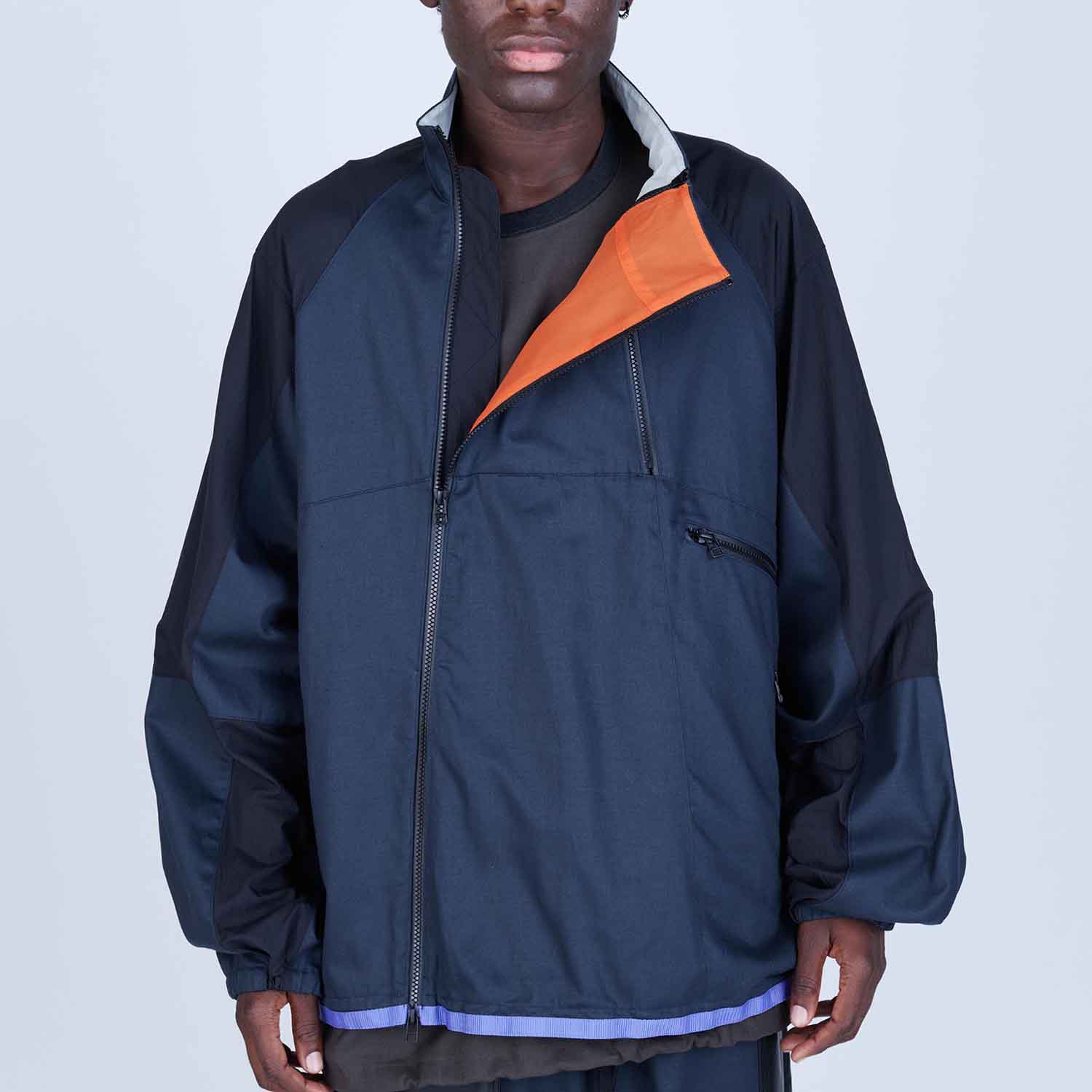 UNTRACE アントレース _189 デュアルジップブルゾン DARK NAVY ダーク