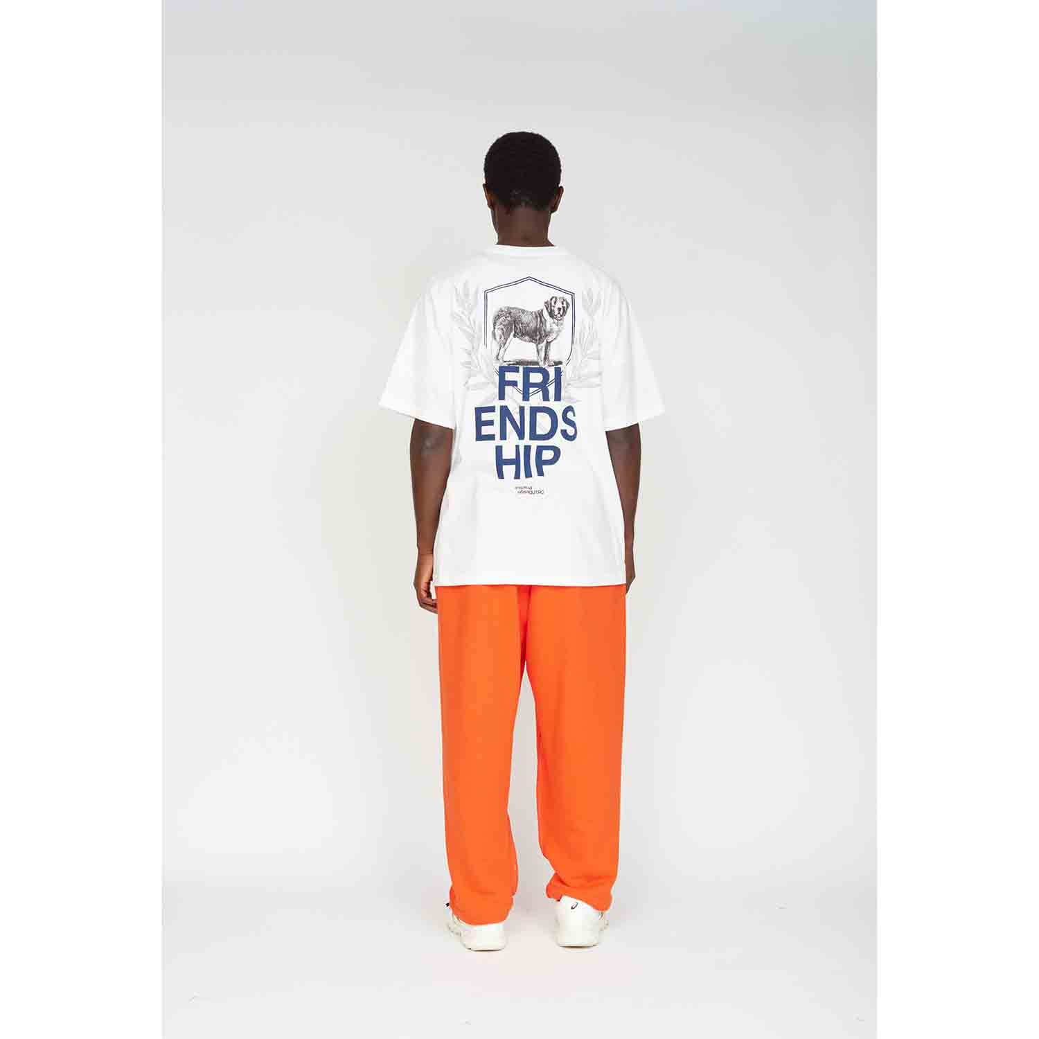 UNTRACE アントレース _179 グラフィックプリントTシャツ FRIENDSHIP
