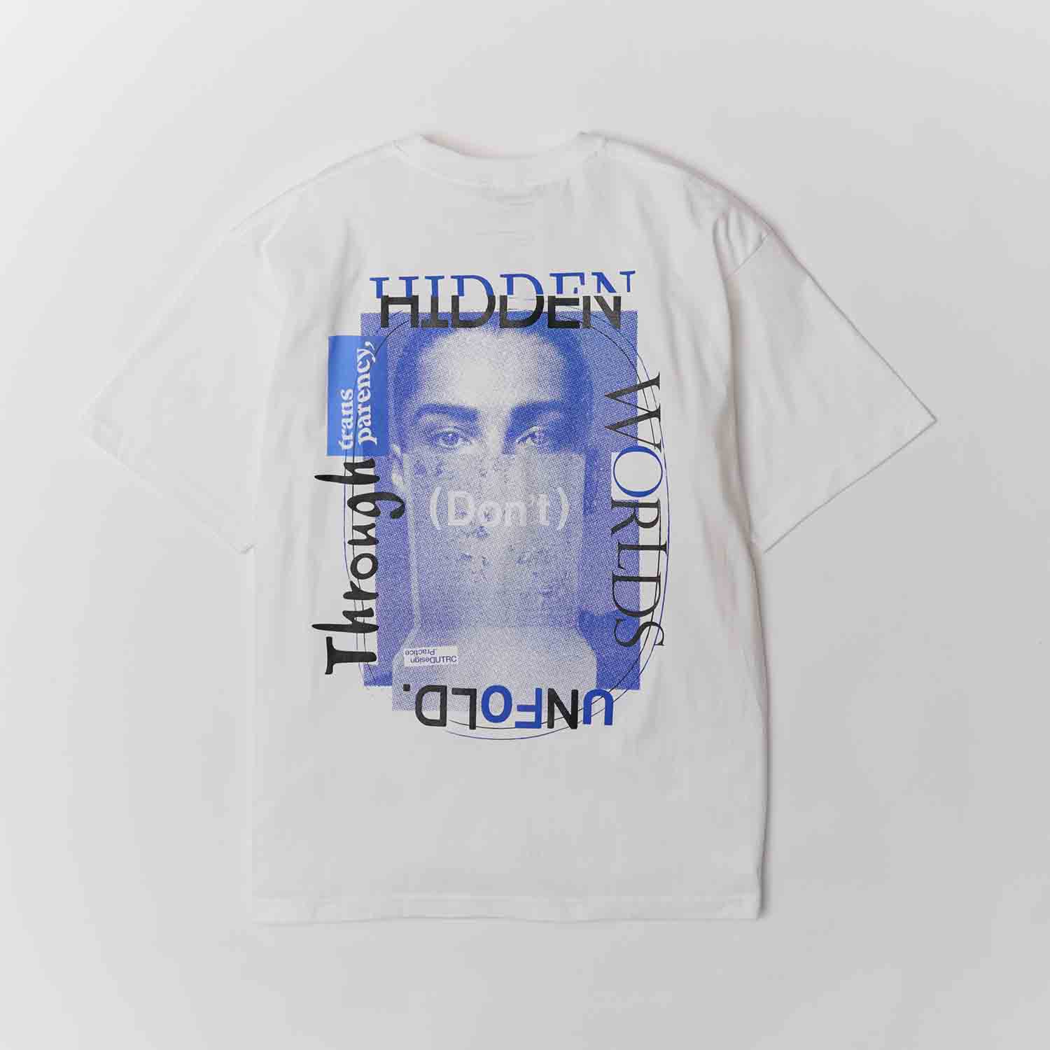 UNTRACE アントレース _177 グラフィックプリントTシャツ ホワイト