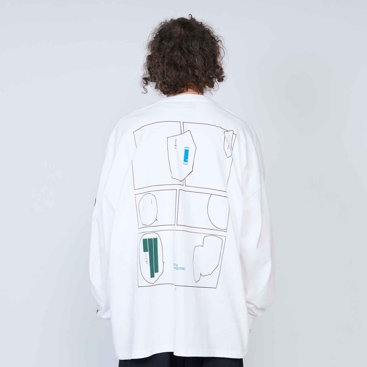 UNTRACE アントレース _211 グラフィックプリントロングスリーブT