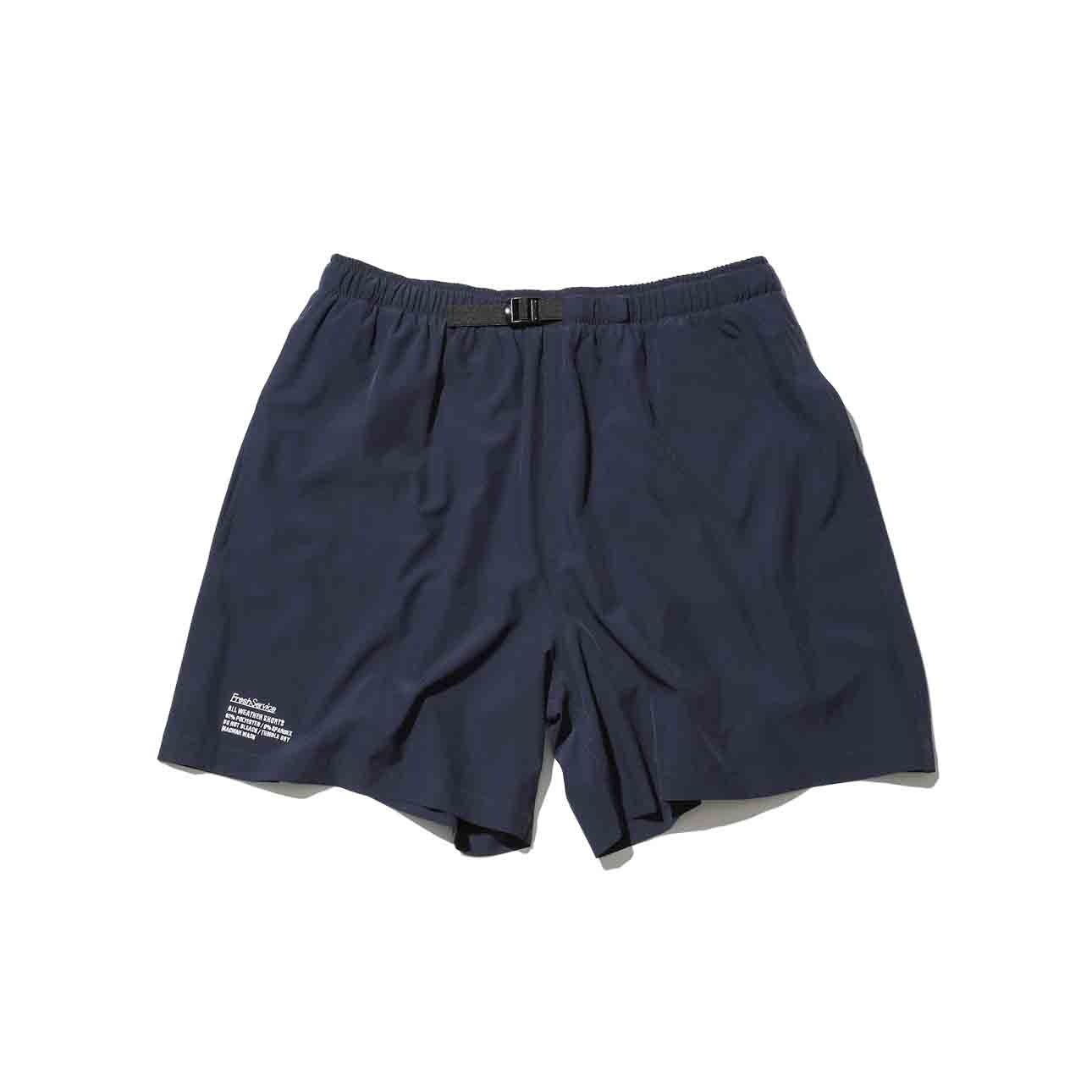 FreshService フレッシュサービス ALL WEATHER SHORTS オールウェザーショーツ ネイビー