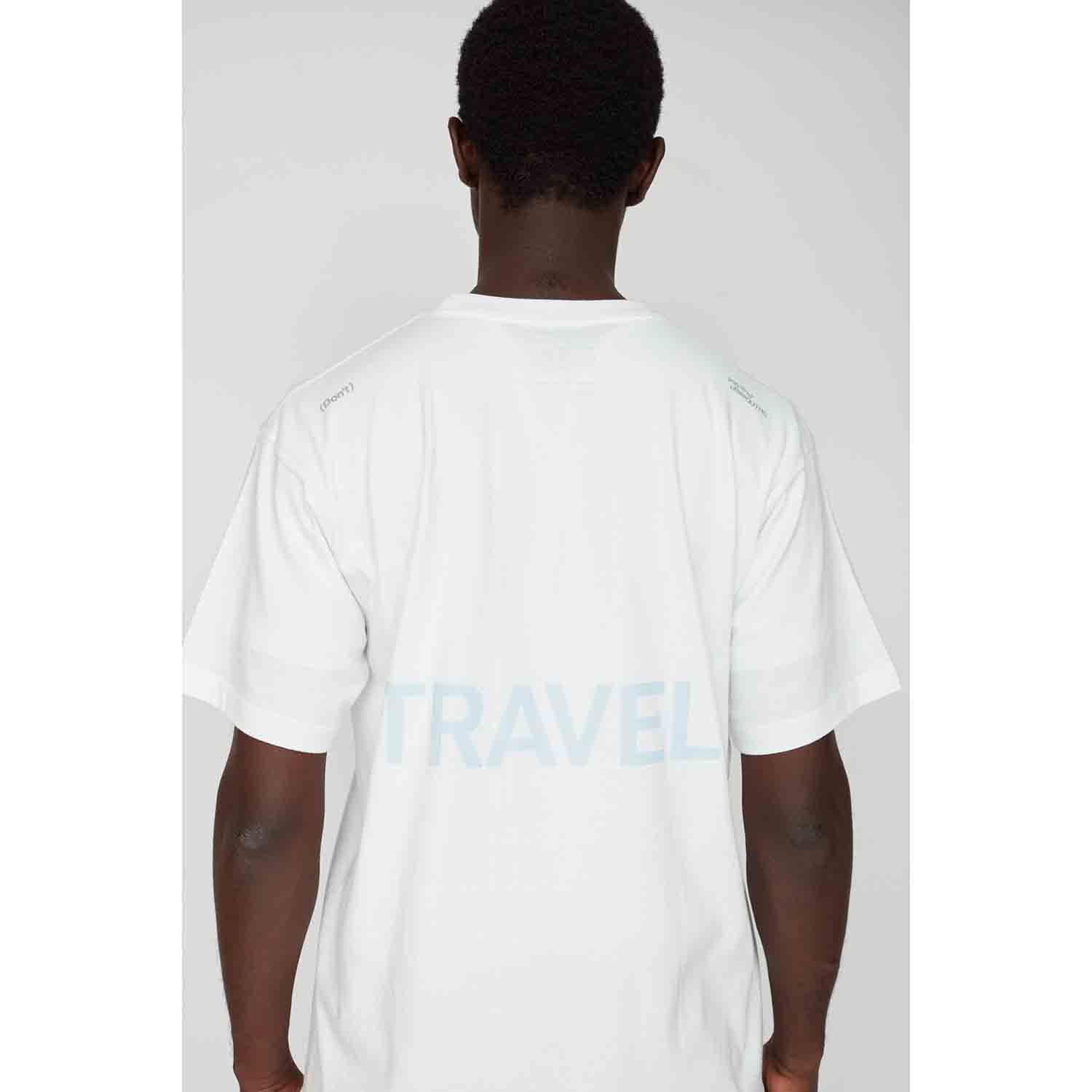 UNTRACE アントレース _176 グラフィックプリントTシャツ 123 ホワイト