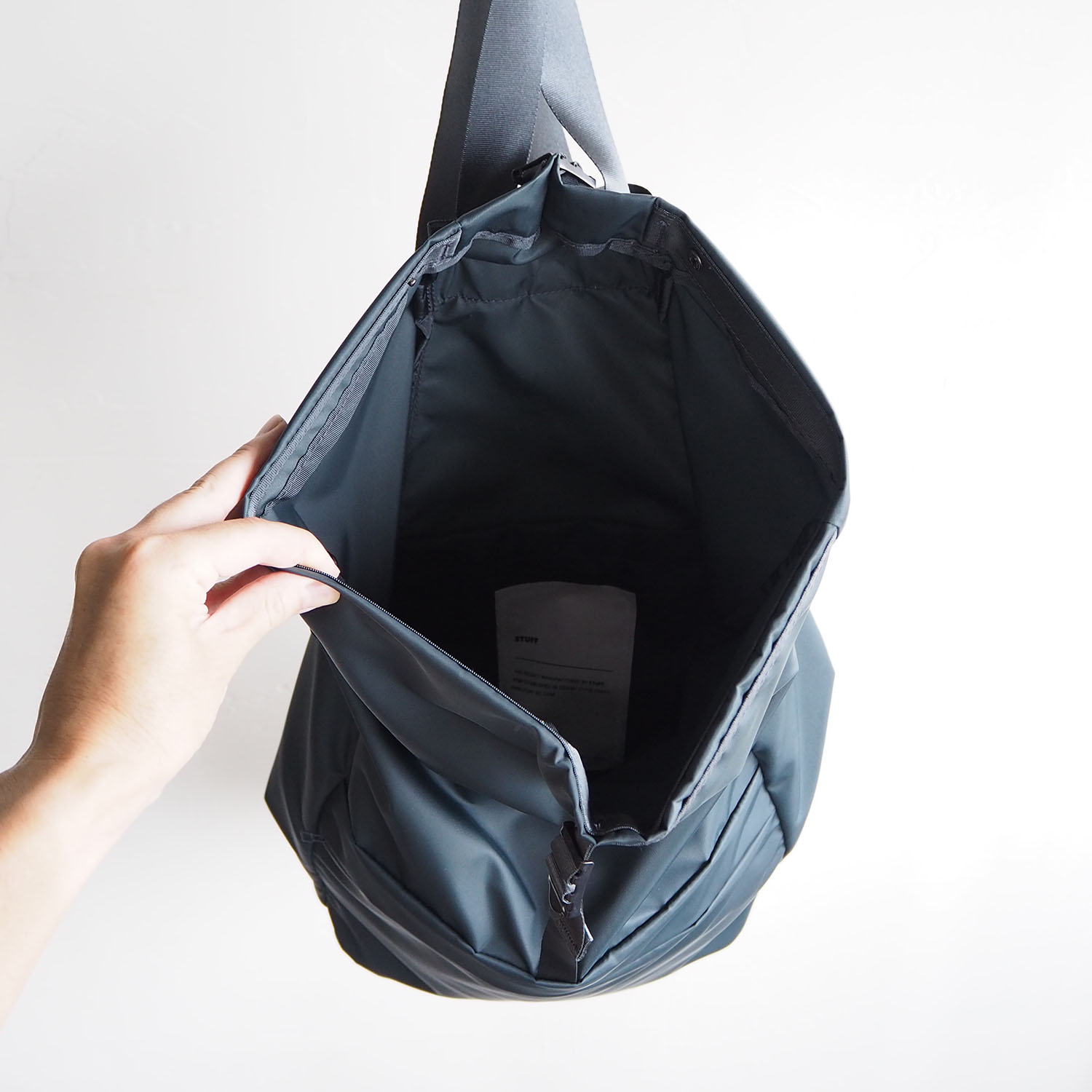 STUFF スタッフ LEAF LINE spring backpack No.2 ナイロンリュック (large) モスグレー
