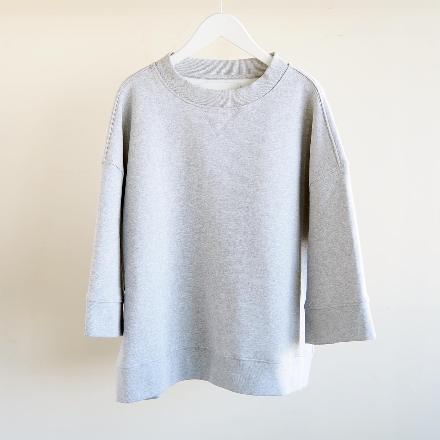 STUDIO NICHOLSON スタジオニコルソン WOMENS ウィメンズ BRAWN OVERSIZED JERSEY TEE オーバーサイズ半袖スウェット GREY MARL グレー