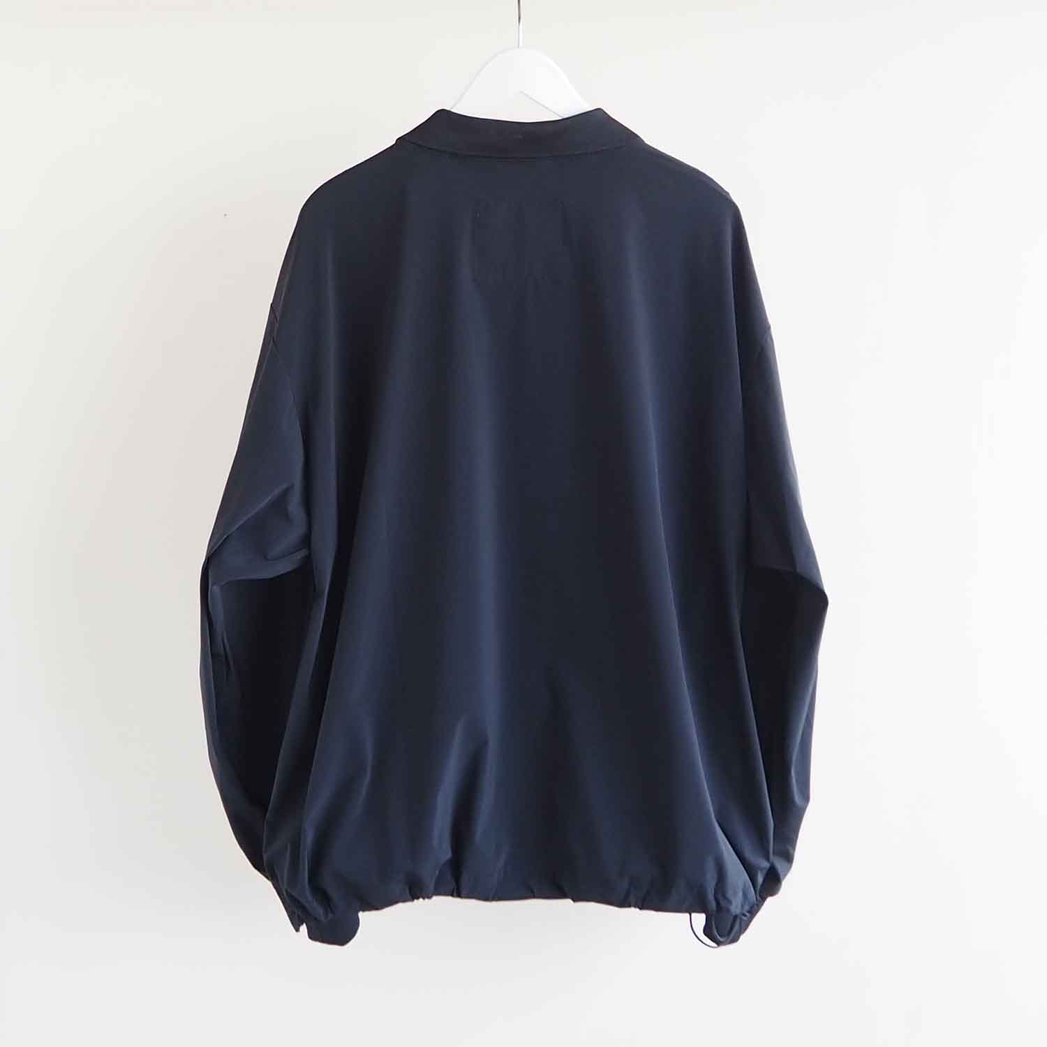 UNTRACE アントレース _203 L/S襟付きスモック BLACK 2025 AW