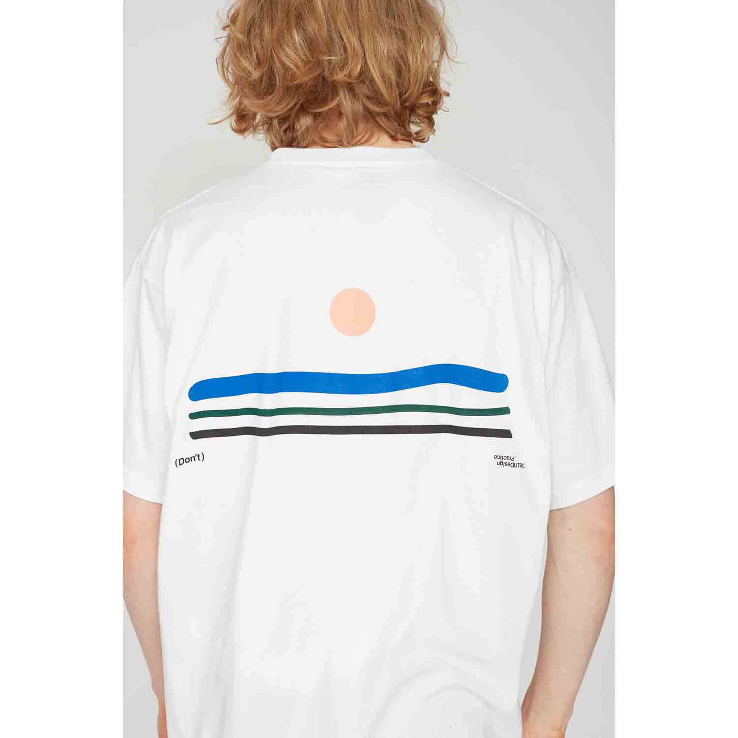 UNTRACE アントレース _178 グラフィックプリントTシャツ ホワイト