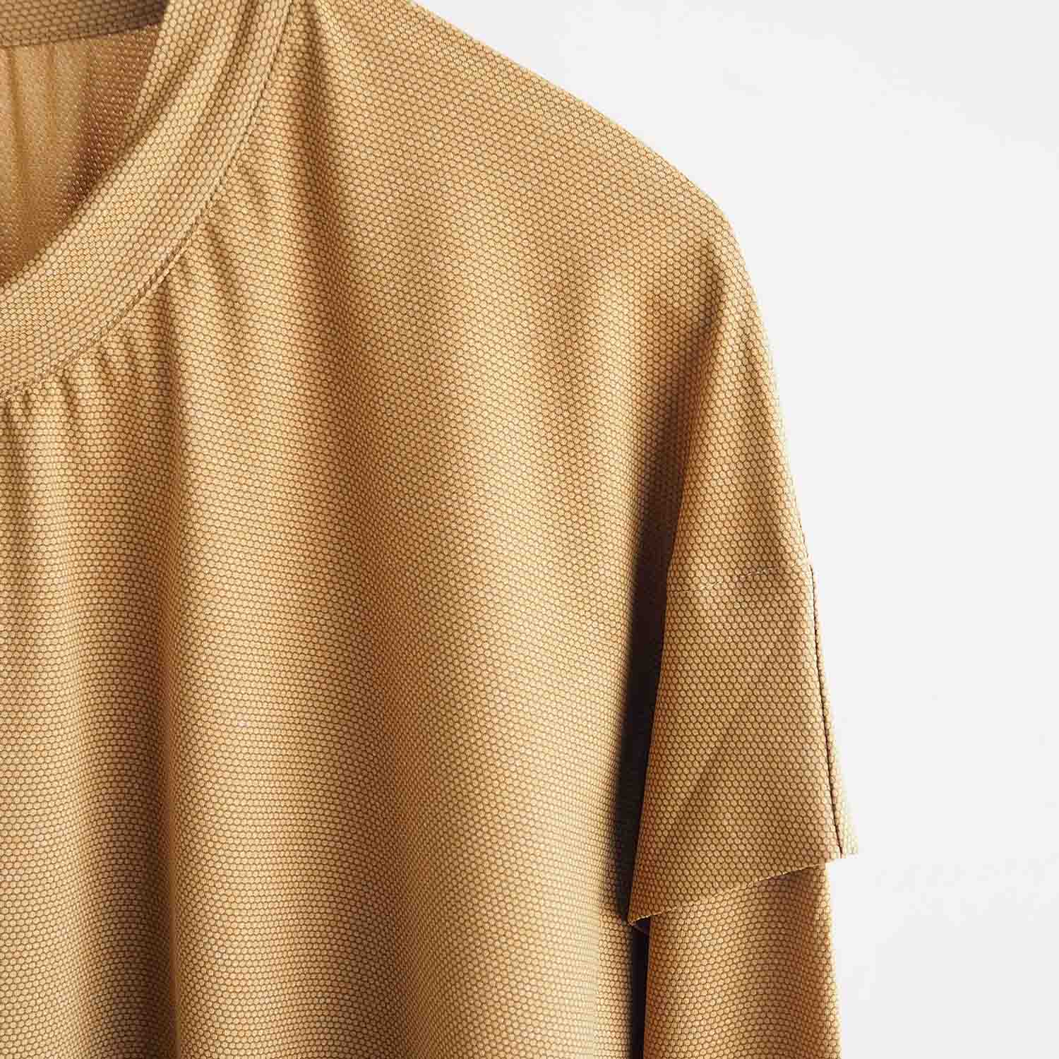 BUDO ブドー Mountain Passtop PULLOVER マウンテンパストップロングスリーブ yellow ocher イエローオーカー