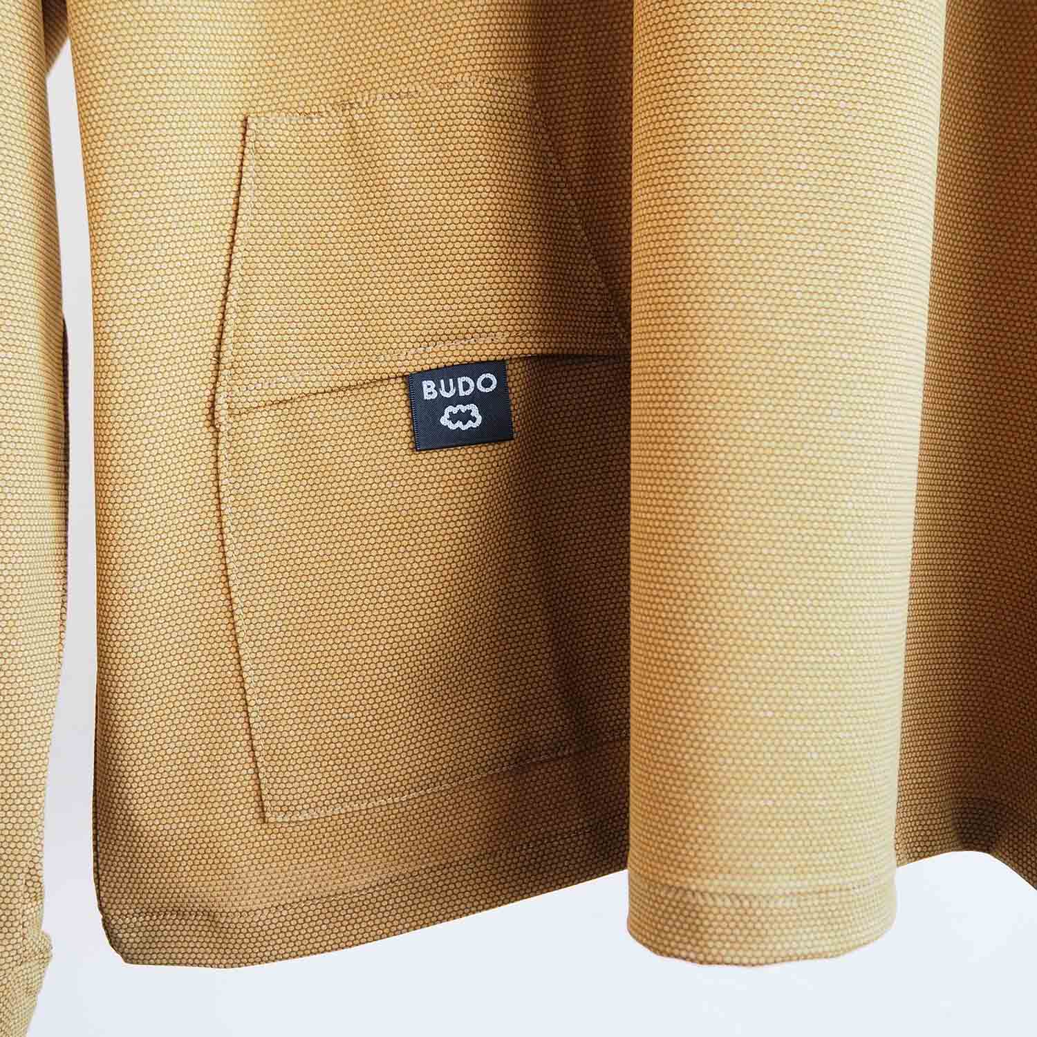 BUDO ブドー Mountain Passtop PULLOVER マウンテンパストップロングスリーブ yellow ocher イエローオーカー