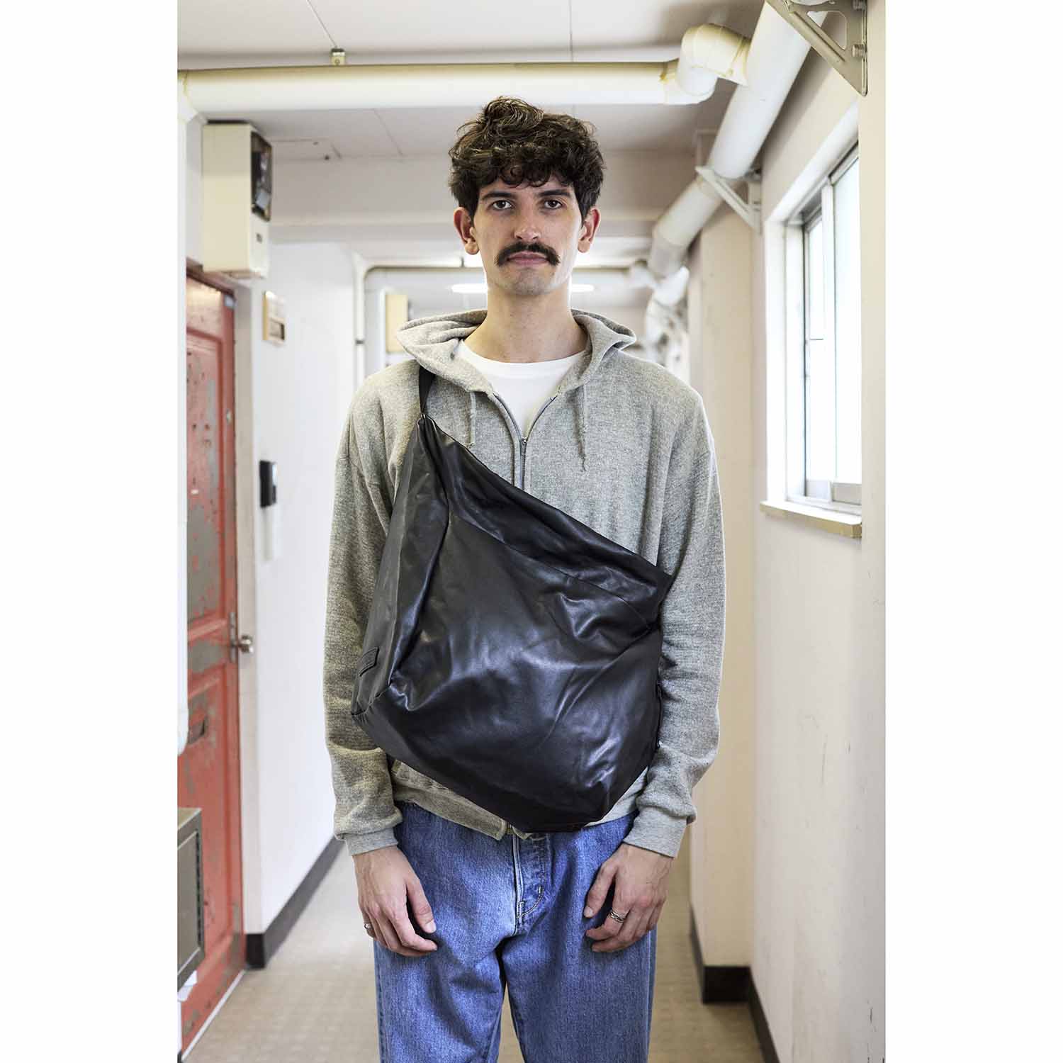 BAICYCLON by bagjack バイシクロンバイバッグジャック BCL-115(LE) SHOULDER BAG ショルダーバッグ Black SYNTHETIC LEATHER