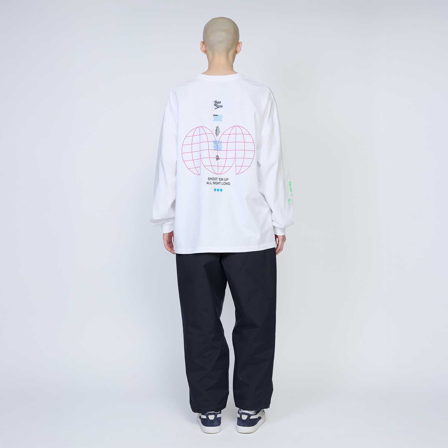 UNTRACE アントレース _213 グラフィックプリントロングスリーブ