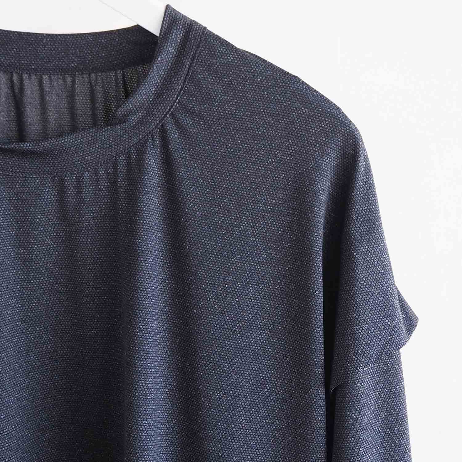 BUDO ブドー Mountain Passtop PULLOVER マウンテンパストップロングスリーブ black charcoal ブラックチャコール