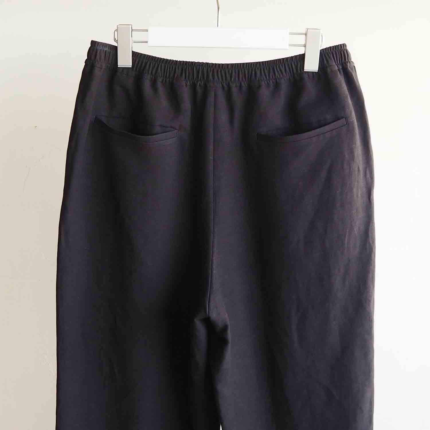 FANTASTICDAYS ファンタスティックデイズ BREEZE ワンタックイージーリネントラウザー ブラック