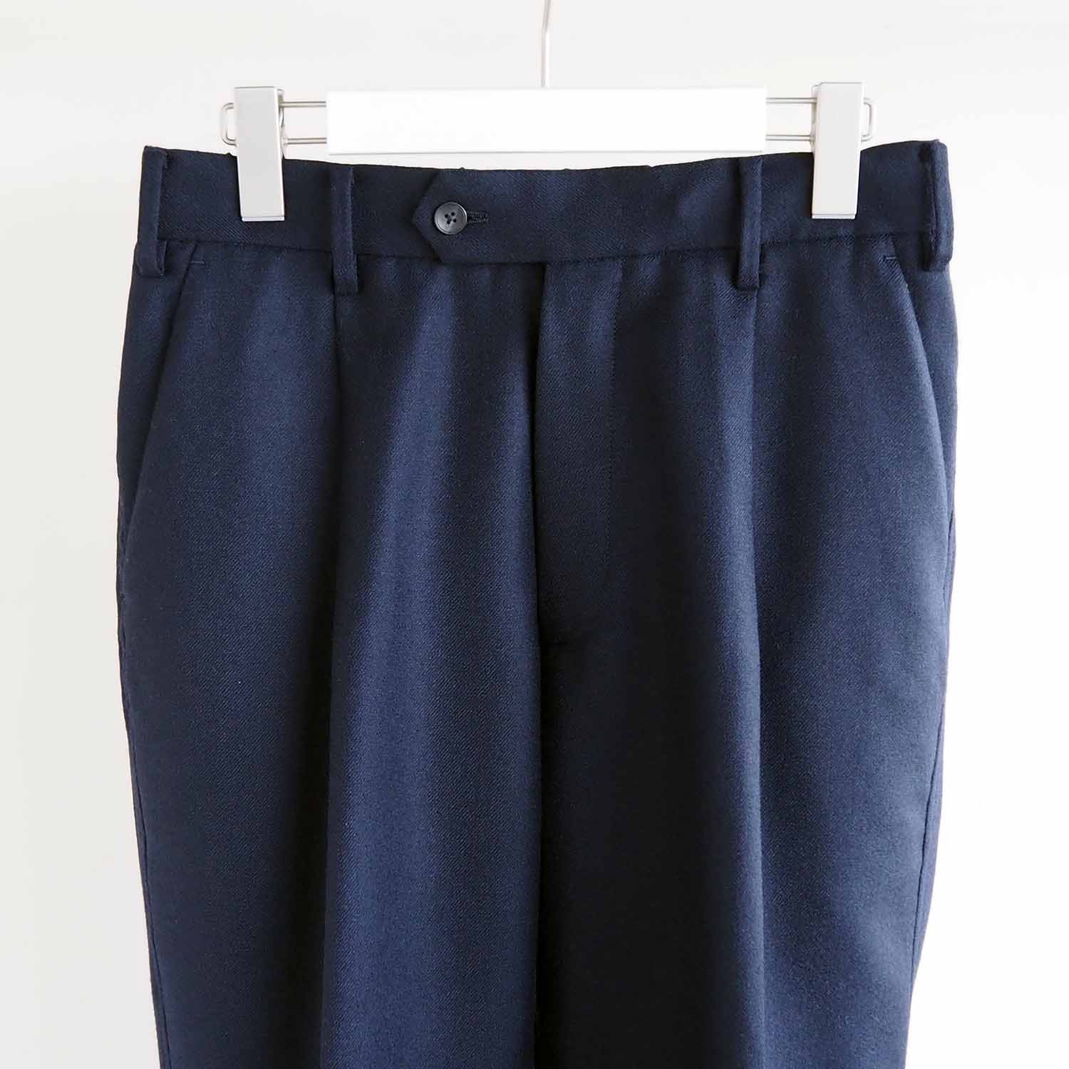 FANTASTICDAYS ファンタスティックデイズ 1PSLACKS 1プリーツスラックス ネイビー