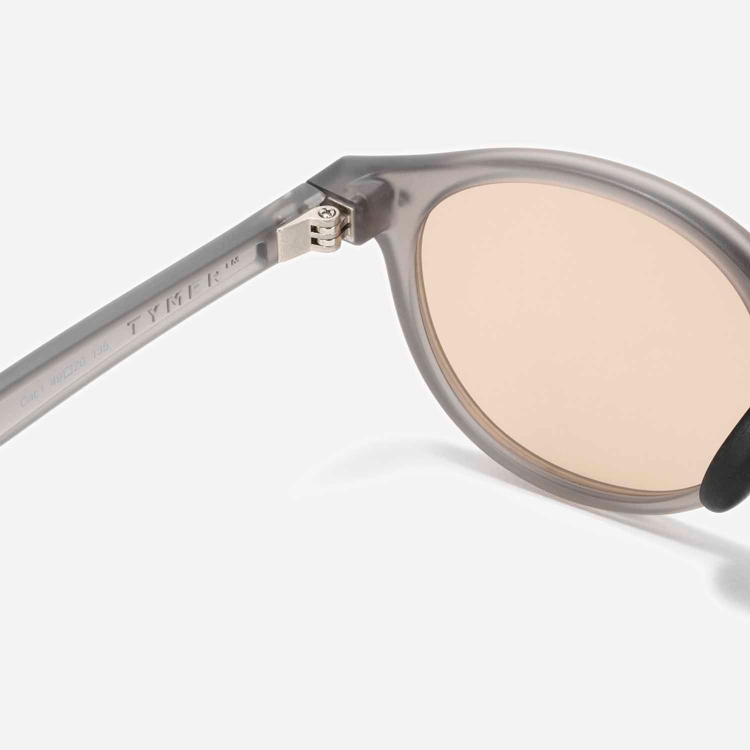 TYMER タイマー サングラス OLIVER オリバー Matt Clear Grey2 / Light Brown スタンダードレンズ
