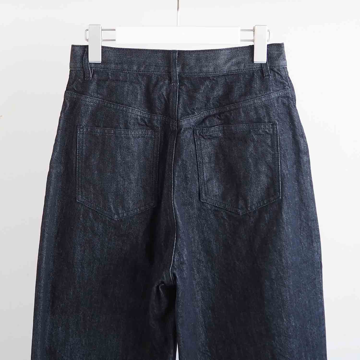 FANTASTICDAYS WOMENS ファンタスティックデイズ ウィメンズ 1PDENIM デニムワイドパンツ ブラックデニム