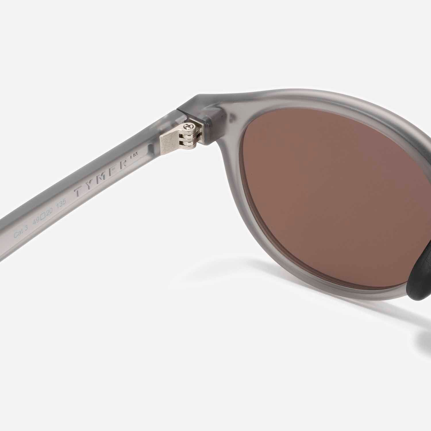 TYMER タイマー サングラス OLIVER オリバー Matt Clear Grey2 / Dark Brown スタンダードレンズ