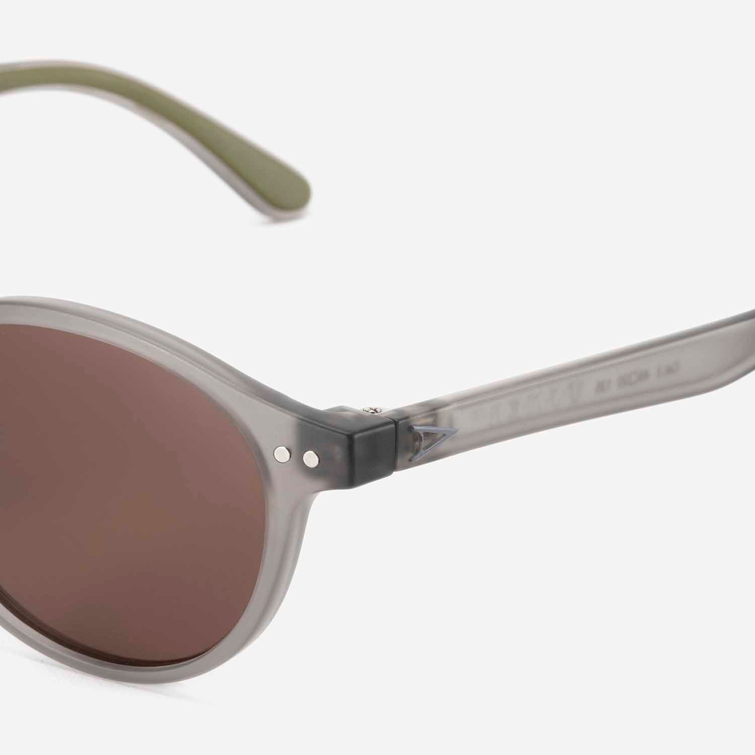 TYMER タイマー サングラス OLIVER オリバー Matt Clear Grey2 / Dark Brown スタンダードレンズ