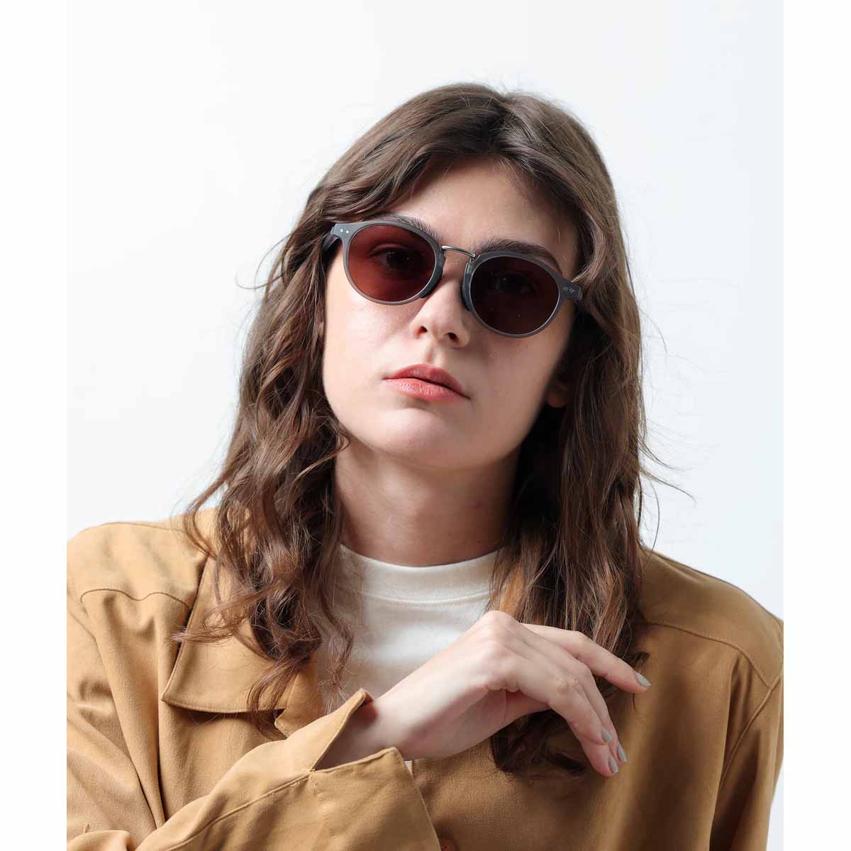 TYMER タイマー サングラス OLIVER オリバー Matt Clear Grey2 / Dark Brown スタンダードレンズ