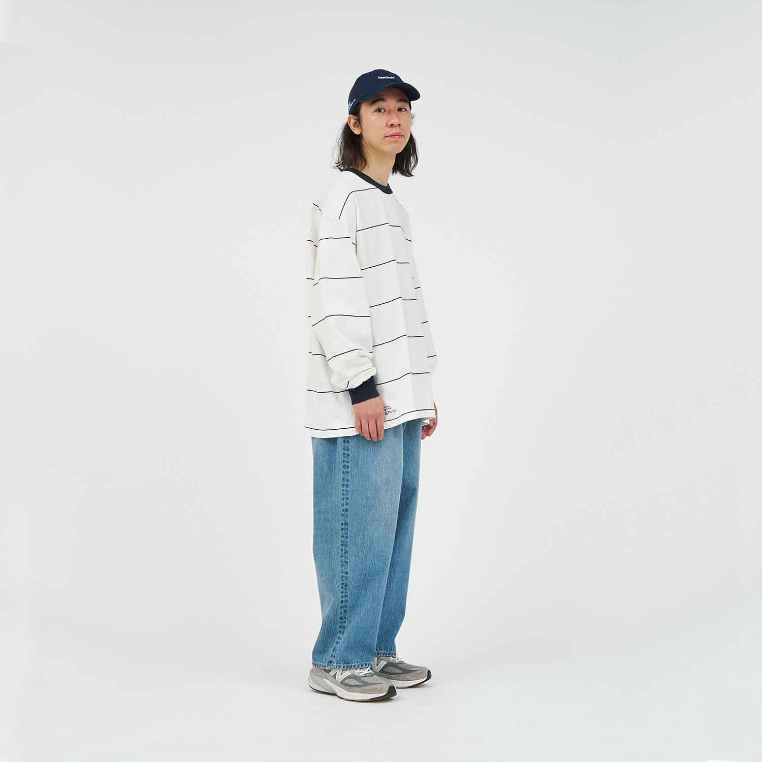 FreshService フレッシュサービス PIN BORDER L/S TEE ピンボーダーロングスリーブTシャツ NAVY×WHITE