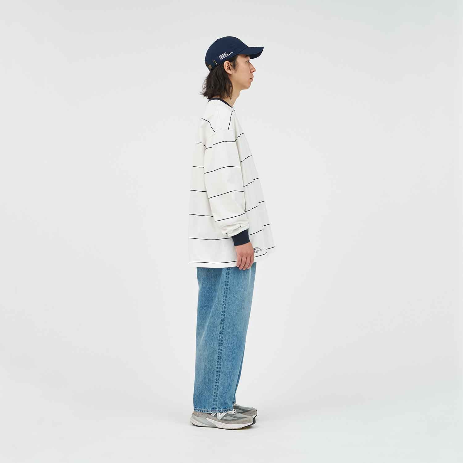 FreshService フレッシュサービス PIN BORDER L/S TEE ピンボーダーロングスリーブTシャツ NAVY×WHITE