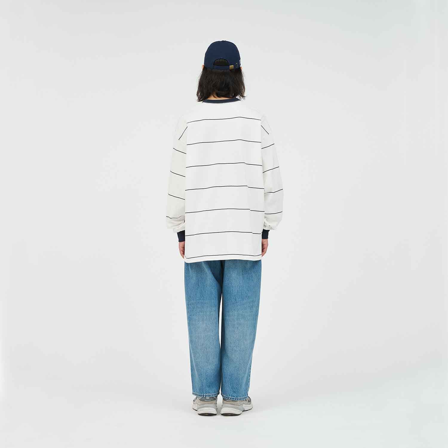 FreshService フレッシュサービス PIN BORDER L/S TEE ピンボーダーロングスリーブTシャツ NAVY×WHITE