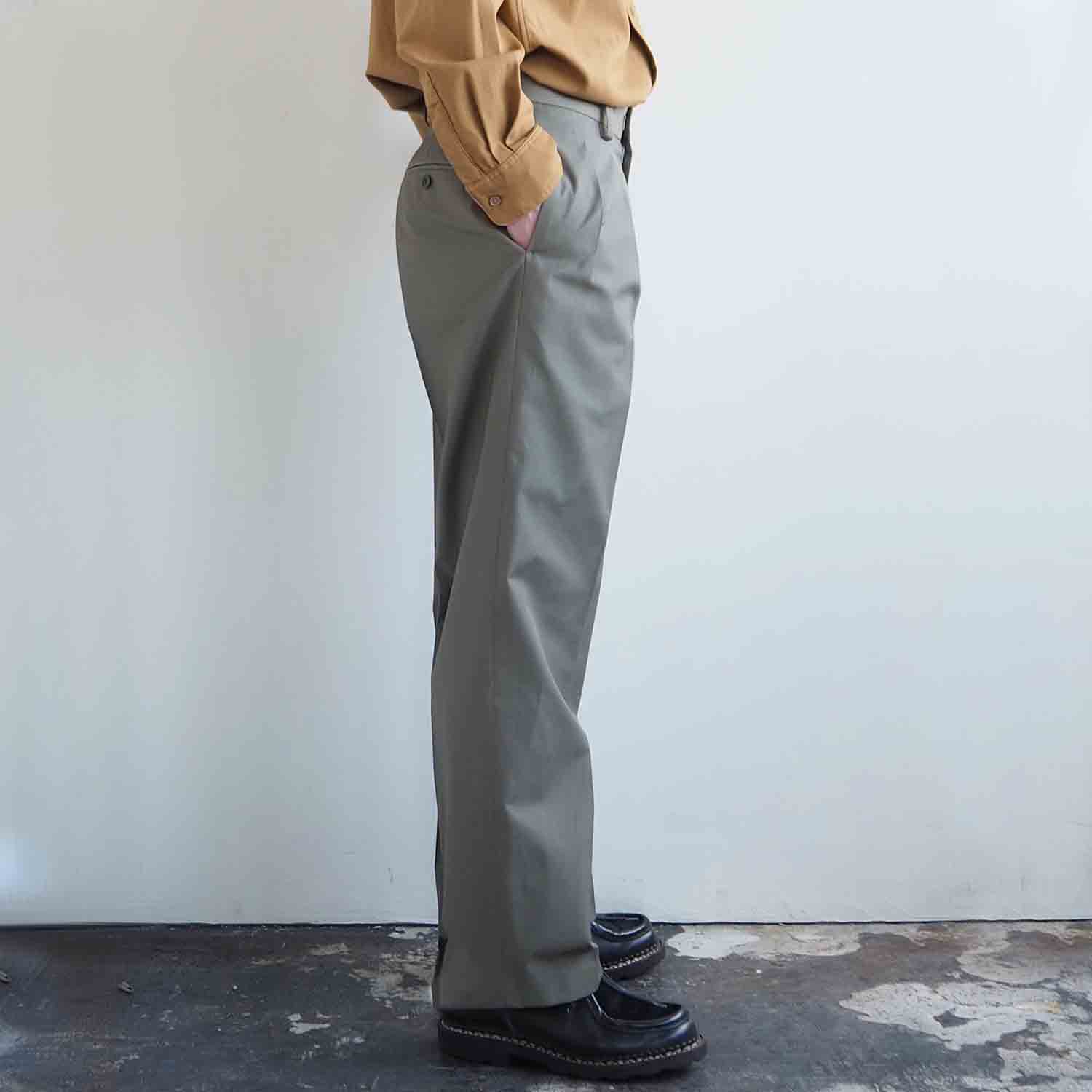 FANTASTICDAYS ファンタスティックデイズ ADJUST 2タックドスラックス オリーブ