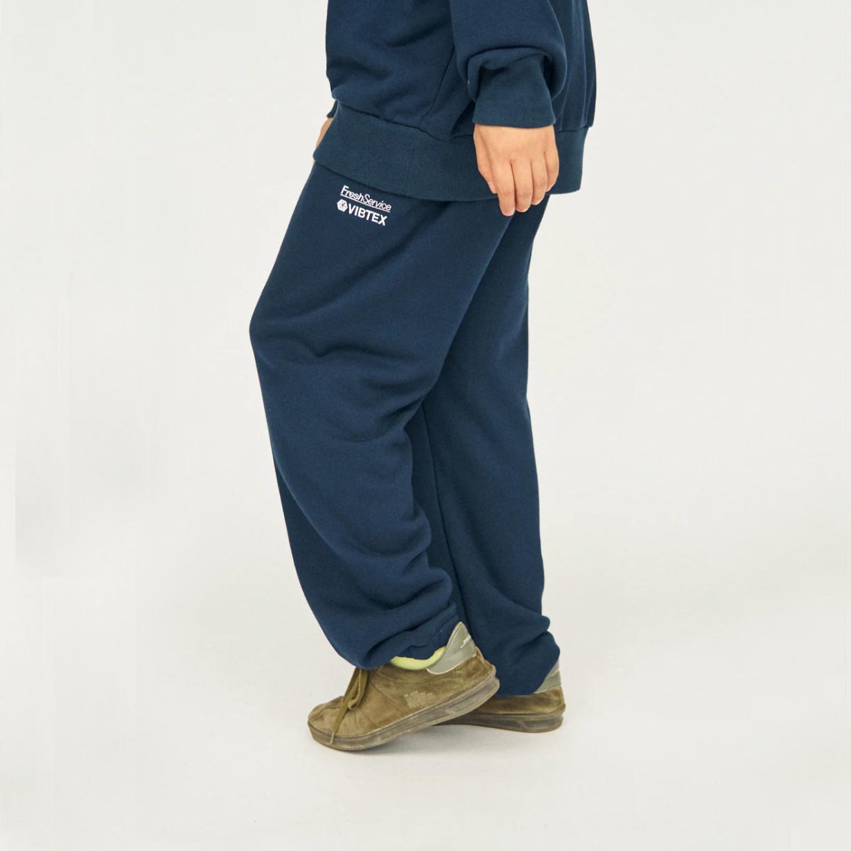 VIBTEX for FreshService ビブテックスフォーフレッシュサービス SWEAT PANTS スウェットパンツ ネイビー