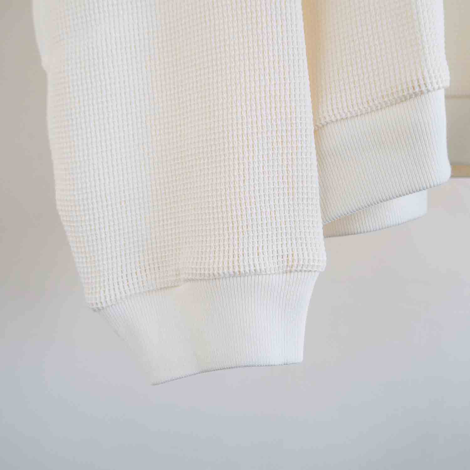 KIIT キート RUSSEL MESH WIDE SLEEVE SWEAT SHIRT ラッセルメッシュワイドスリーブスウェットシャツ アイボリー