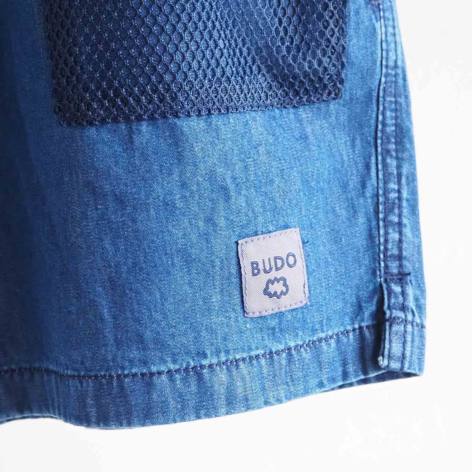 BUDO ブドー MINIMUM DENIM SHORTS ミニマムデニムショーツ washed indigo インディゴデニム