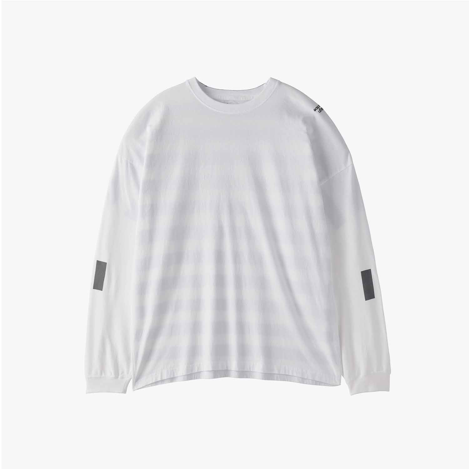 UNTRACE アントレース _294 ボーダープリントロングスリーブTシャツ WHITE×NAVY