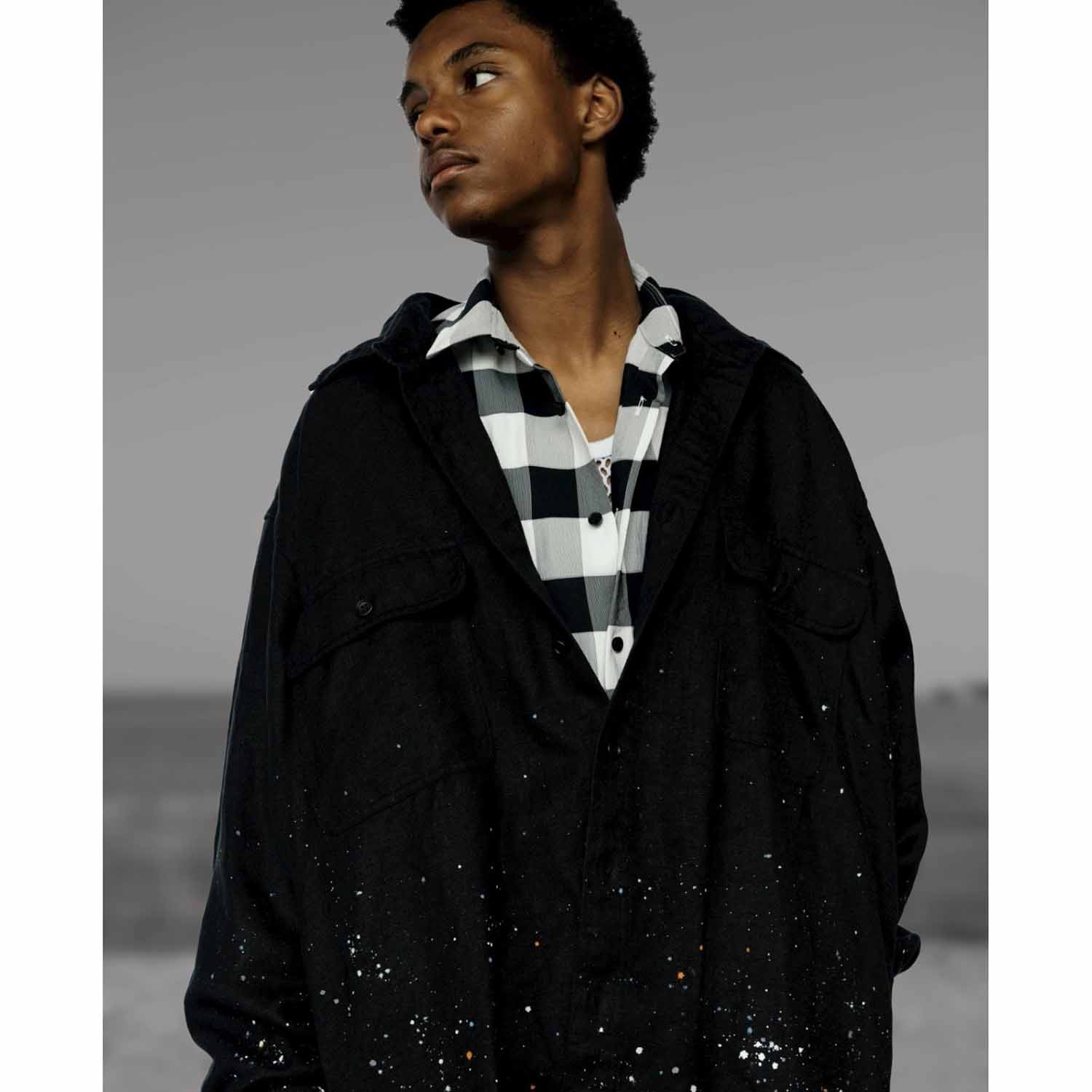 WELLDER × Naughty'Z Painting Field Hunting Jacket ペインティング