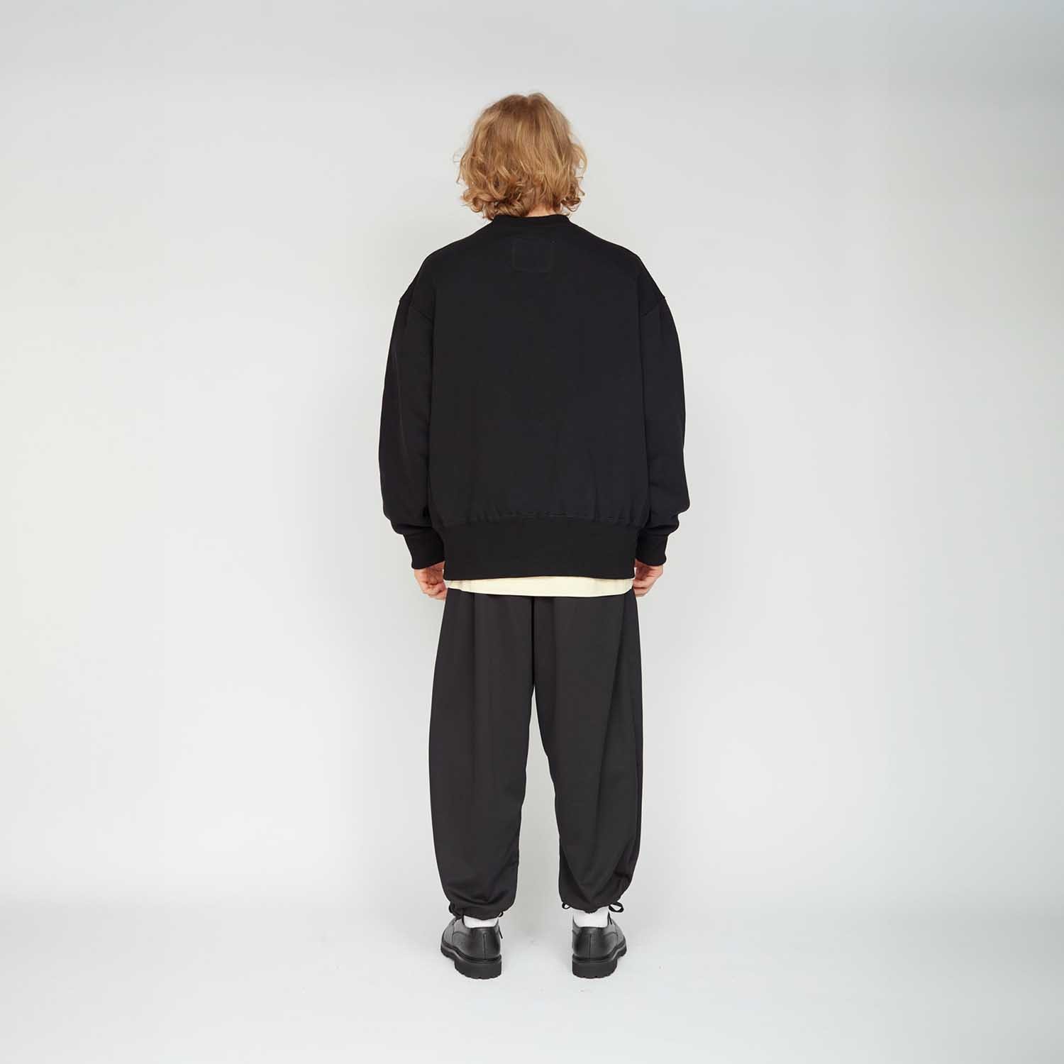 UNTRACE アントレース _172 クルーネックスウェット BLACK