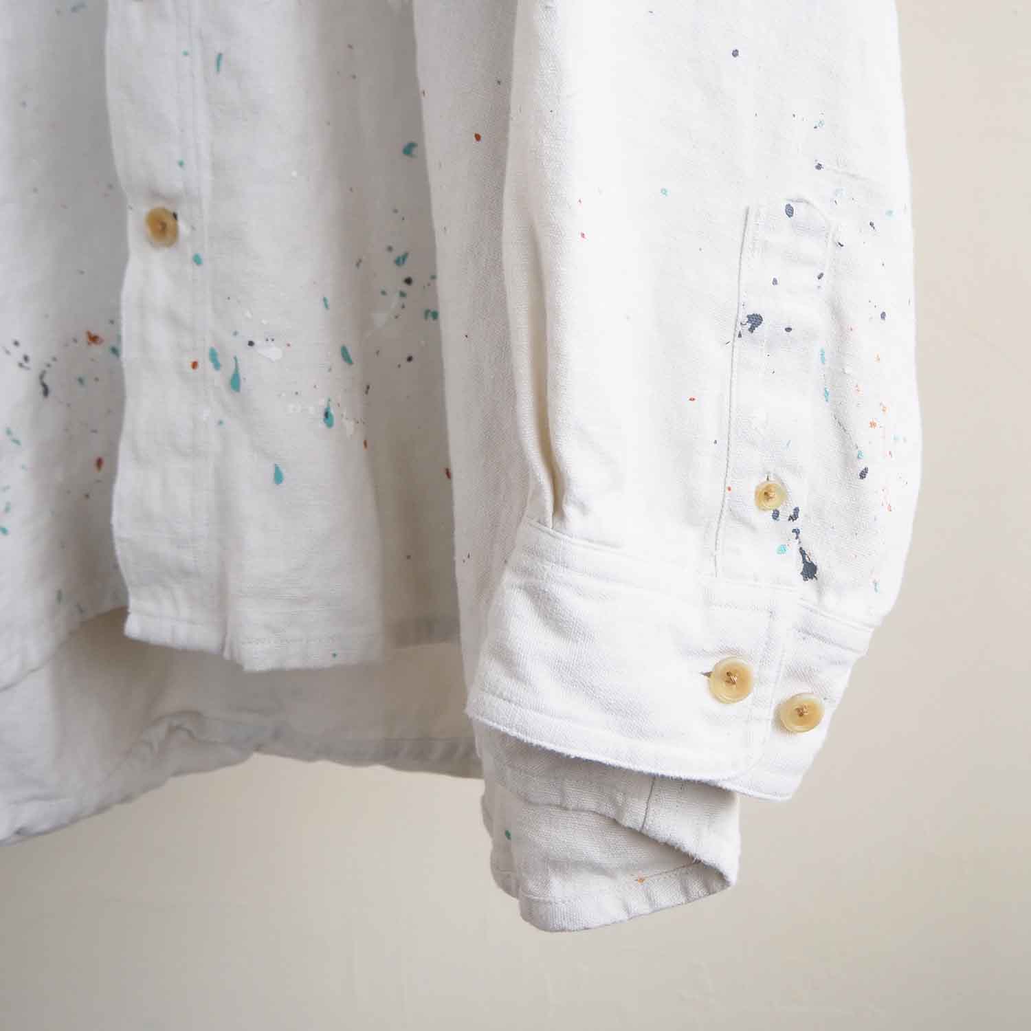 WELLDER × Naughty'Z Painting Field Hunting Jacket ペインティングフィールドハンティングジャケット OFF WHITE