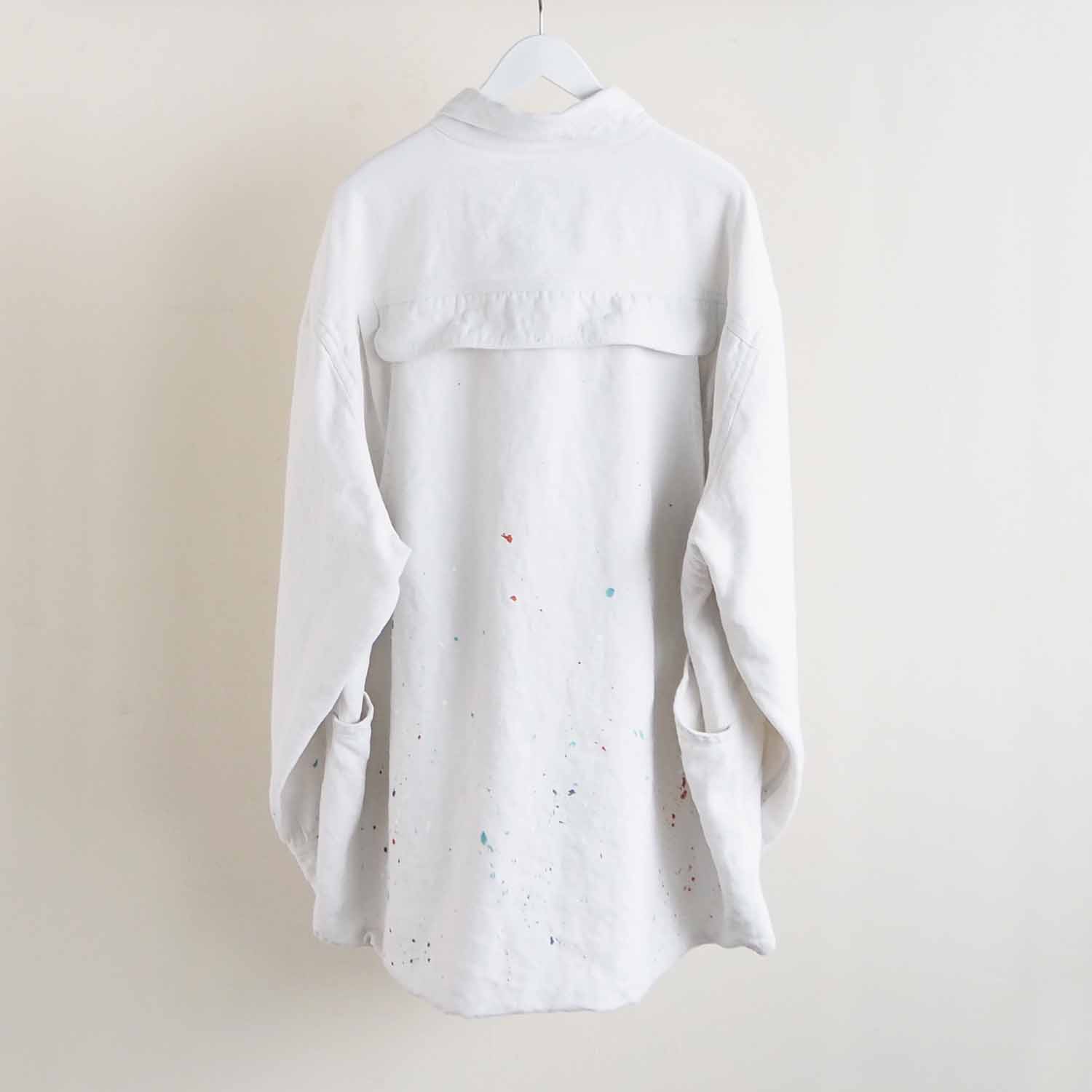 WELLDER × Naughty'Z Painting Field Hunting Jacket ペインティングフィールドハンティングジャケット OFF WHITE
