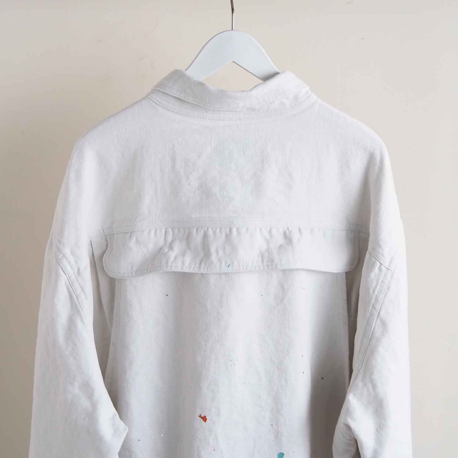 WELLDER × Naughty'Z Painting Field Hunting Jacket ペインティングフィールドハンティングジャケット OFF WHITE