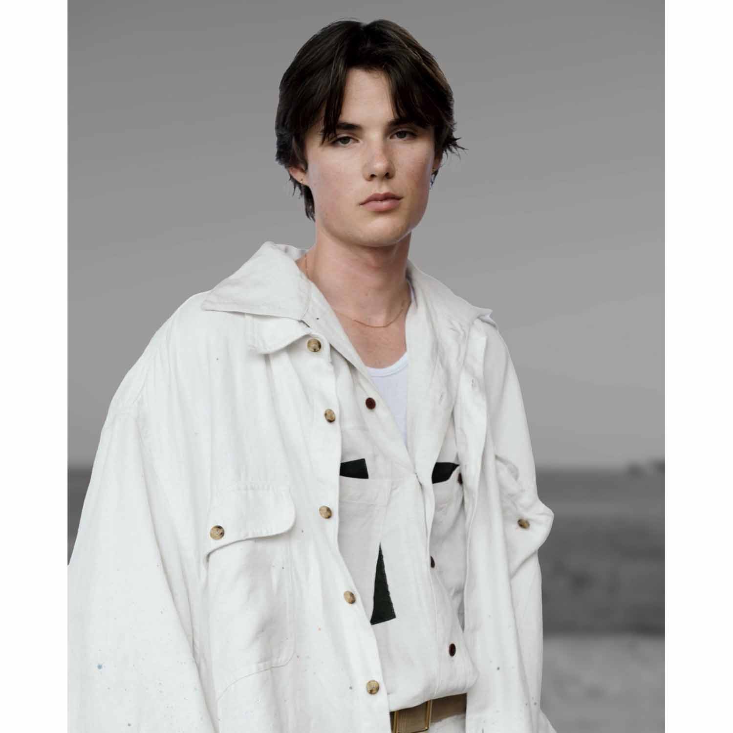 WELLDER × Naughty'Z Painting Field Hunting Jacket ペインティングフィールドハンティングジャケット OFF WHITE